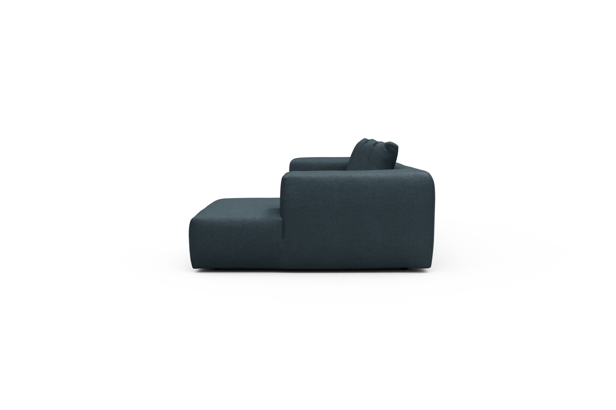 Ecksofa Fred Chaiselongue rechts mit 2,5-Sitzer Denari-Royal-Blue
