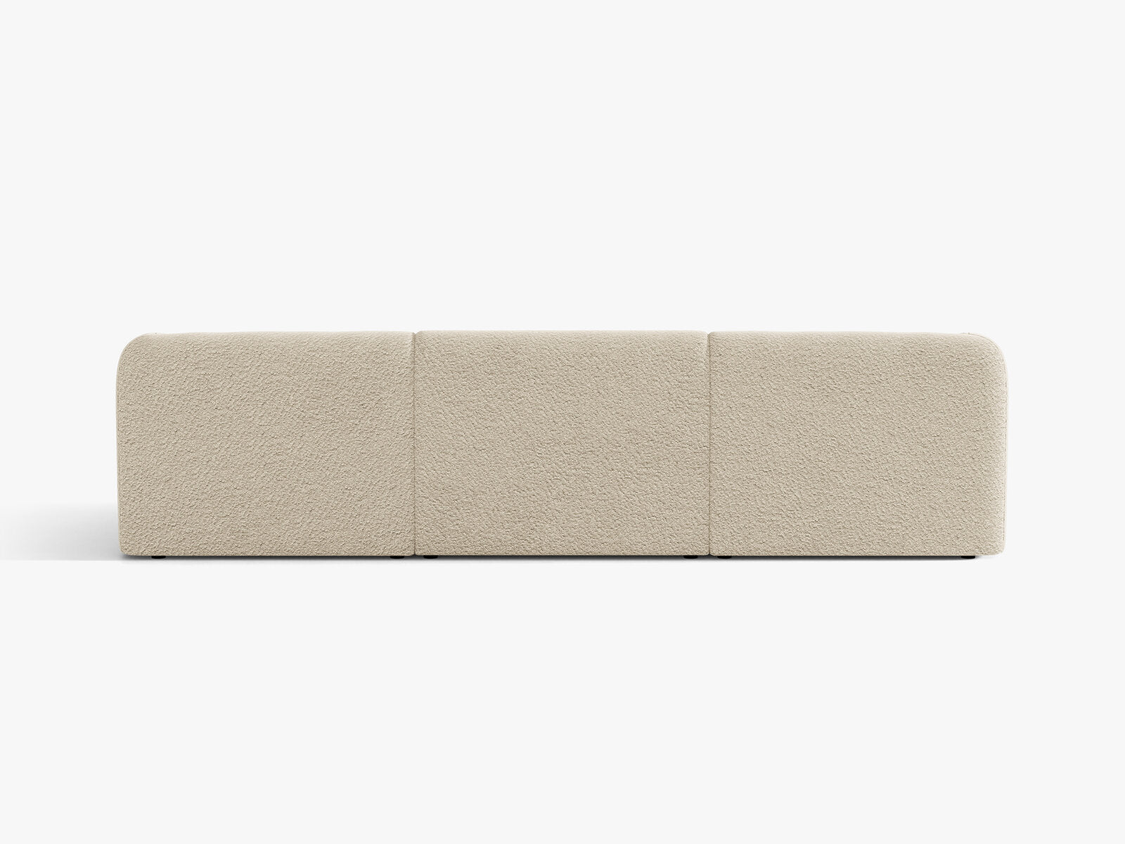 Micadoni Sofa Miley 3-Sitzer Boucle Baloo Beige