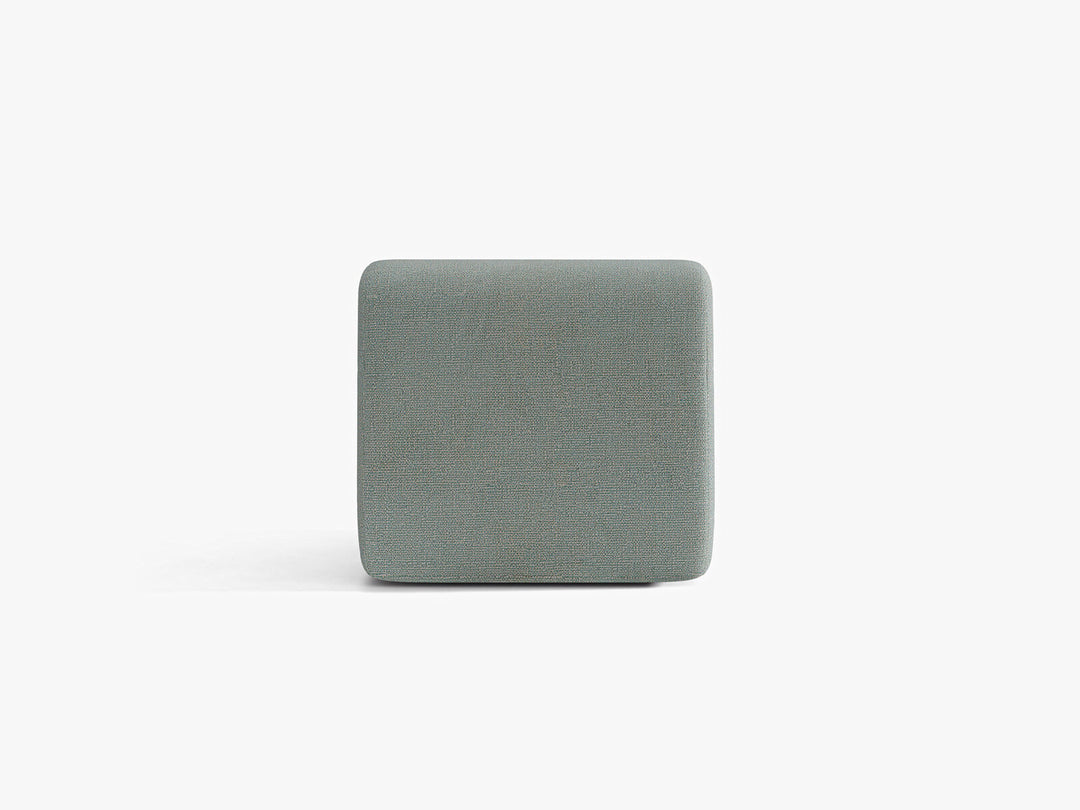 Micadoni Neo Sofamodul armlos Chenille SILENCIO Gedämpftes Blau