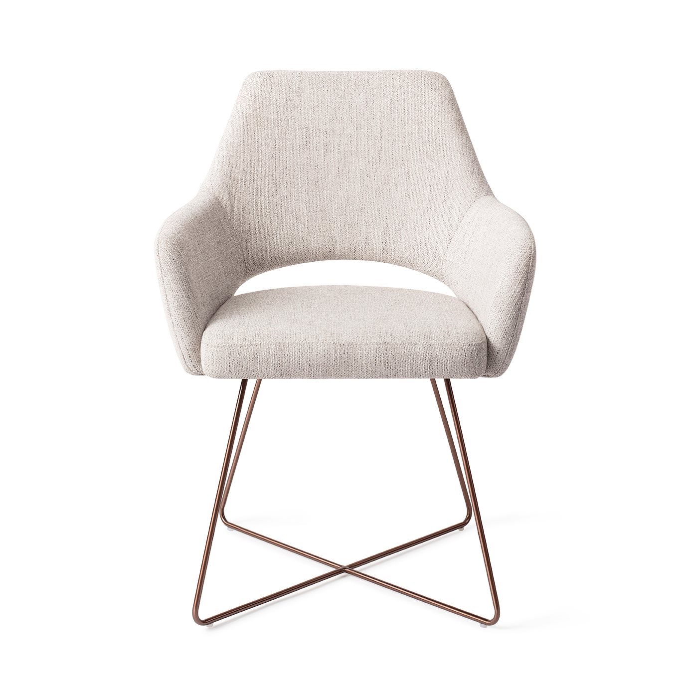 Jesper Home Esszimmerstuhl Yanai Pigeon Cross Rosa moebelfaktor