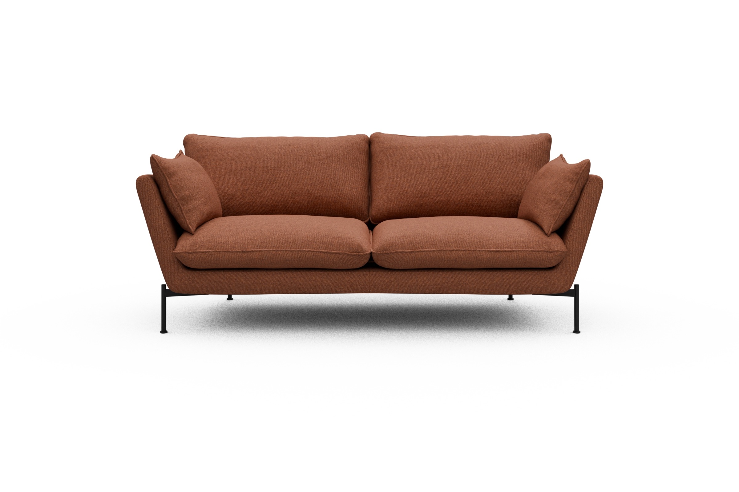 Skandi Home Sofa Anton 2-Sitzer Weda-Rust moebelfaktor
