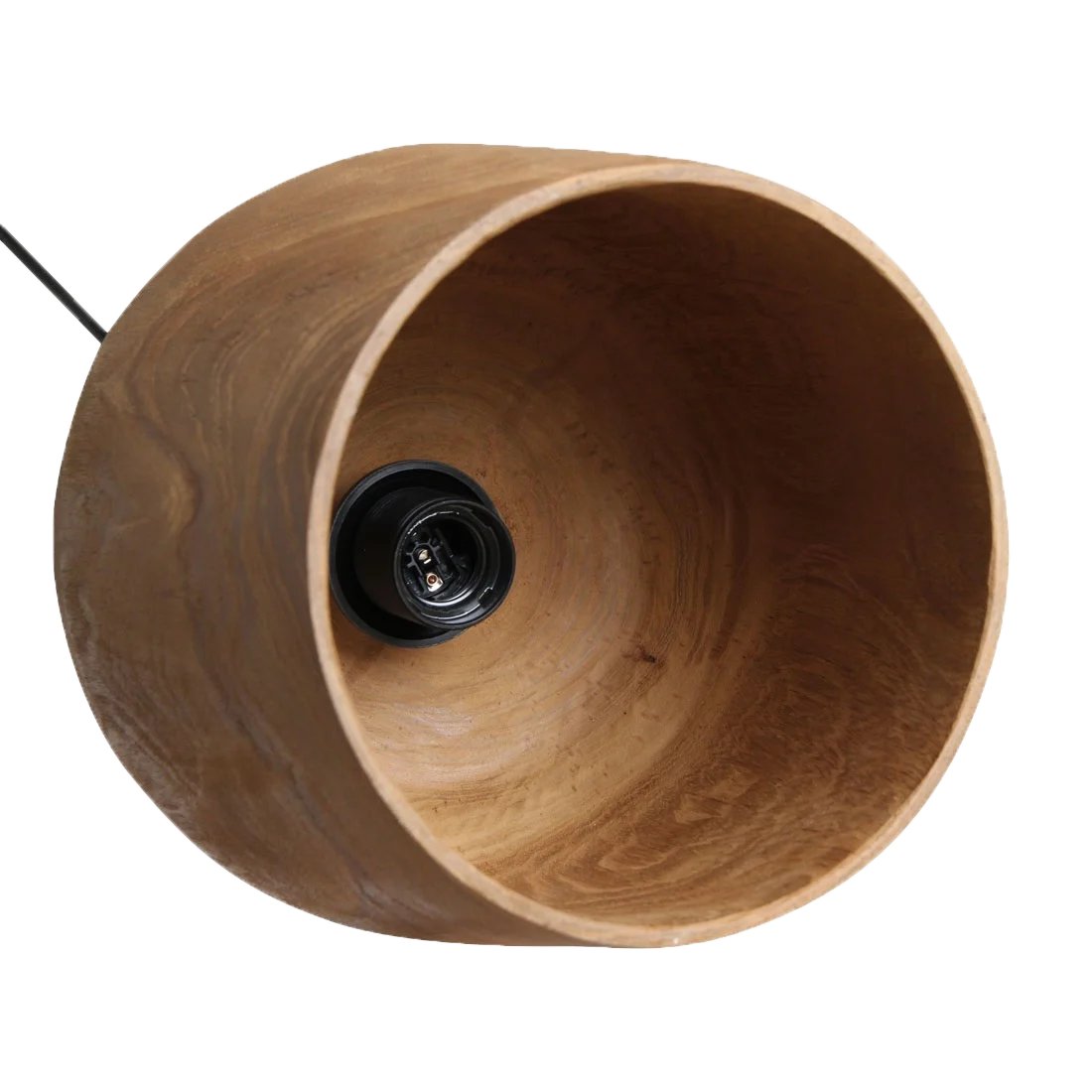 Raw Materials Pendelleuchte Dome/Bottle Teak