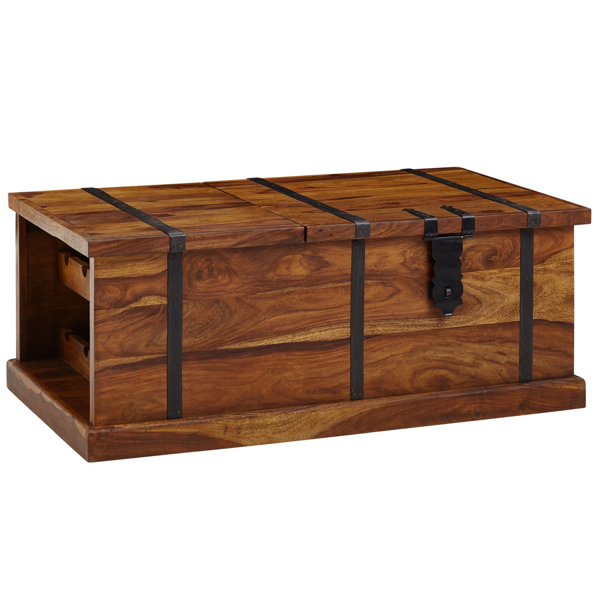 Couchtisch Sandfell Sheesham Massivholz 100 × 60 × 40 cm