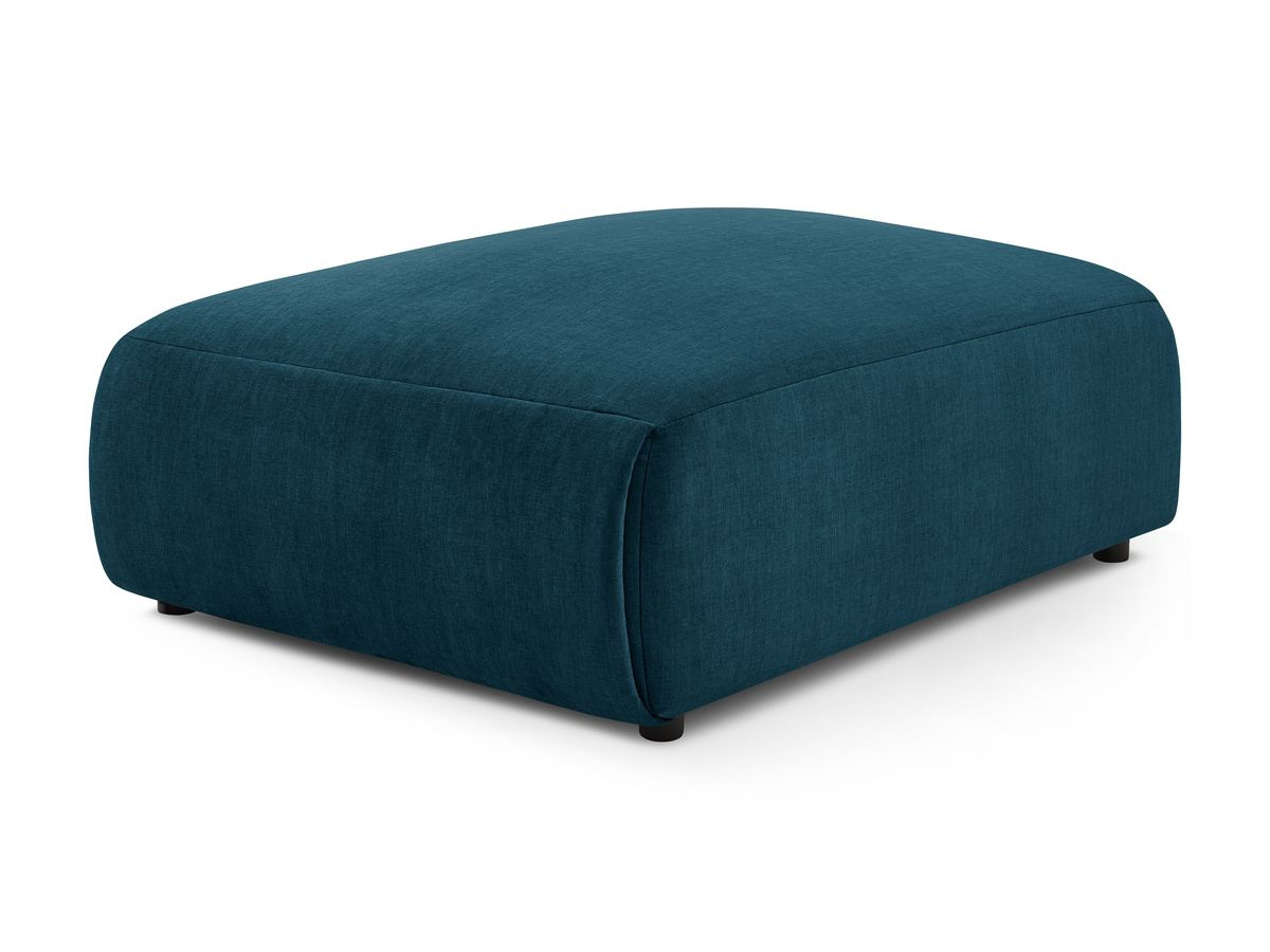 Bobochic Jeanne Pouf 95 × 117 cm Samt Dunkelblau