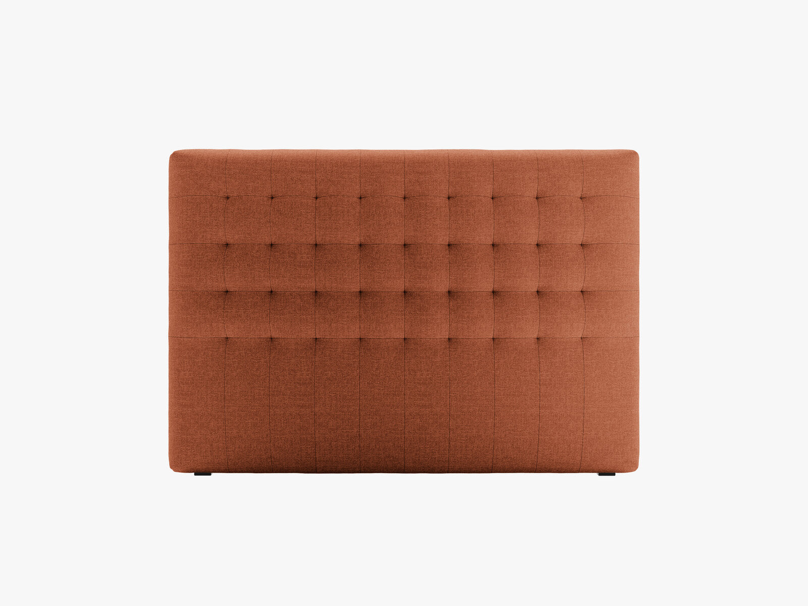 Micadoni Nova Samtiger Kopfteil 120 cm (H 95 cm) Strukturierter Stoff Liberty Ziegel 140x95