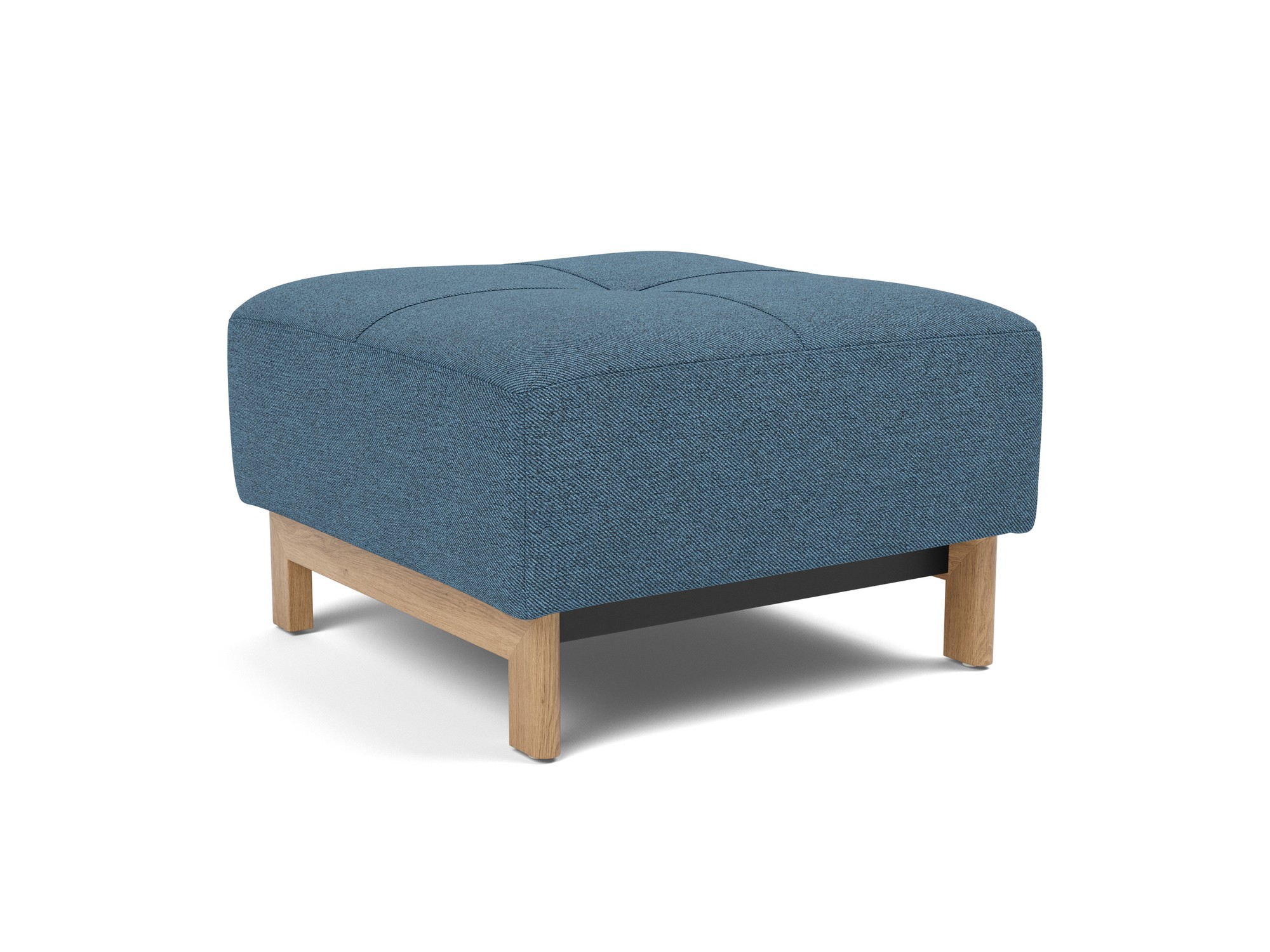 Hocker Pyxis Strukturierter Stoff Weda 302-Weda-Blue