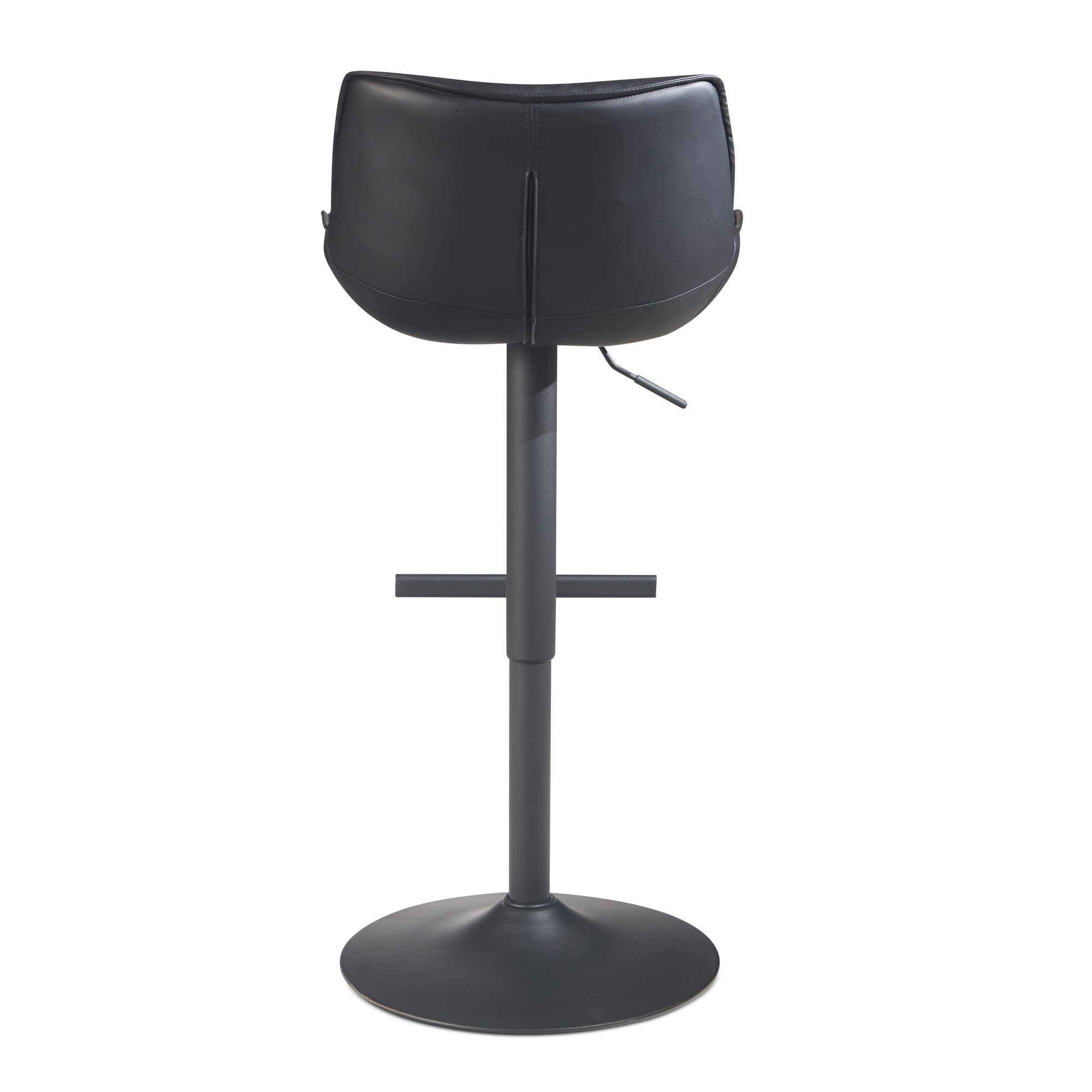 Barhocker Haddal Kunstleder Schwarz 45 × 55 × 106 cm