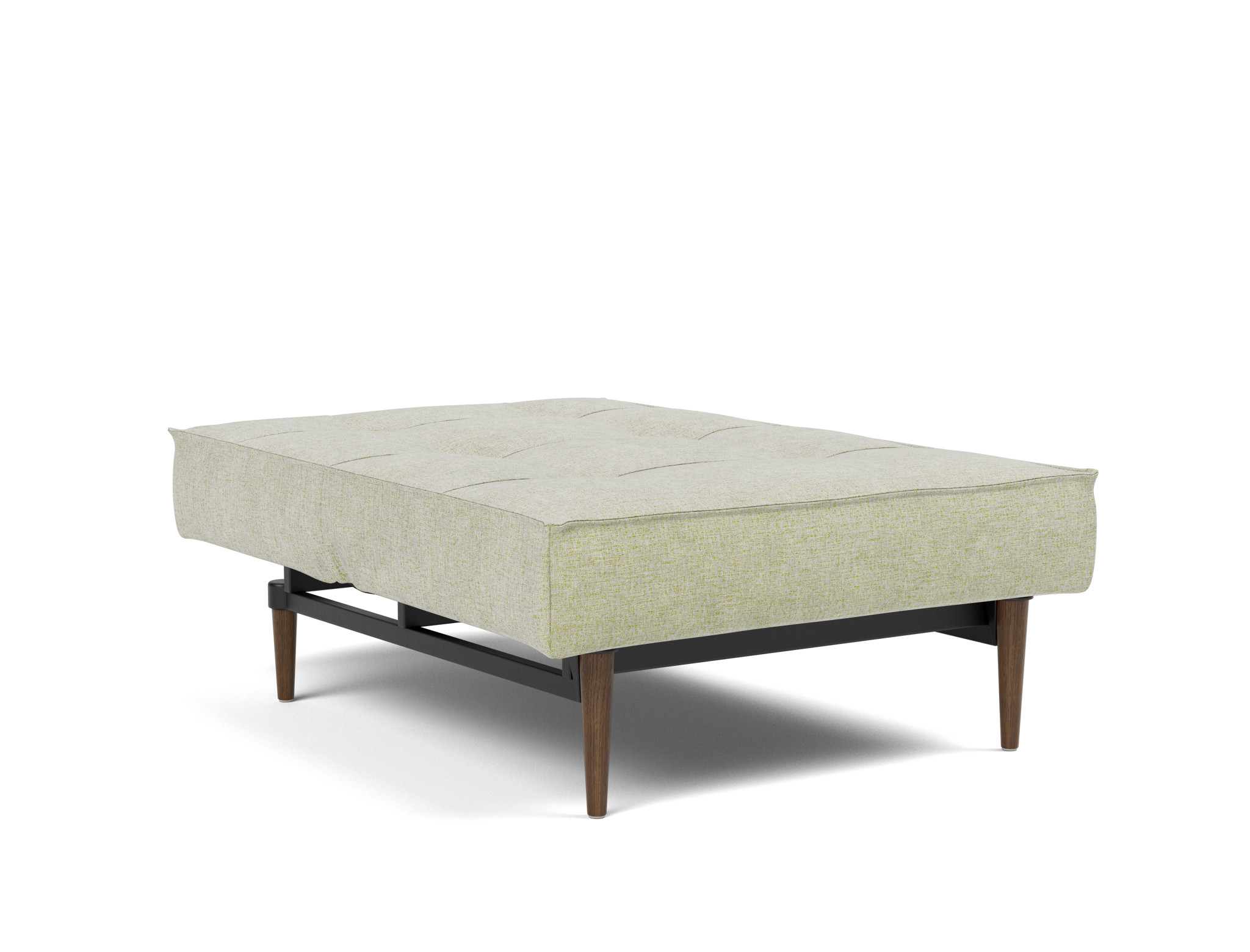 Sessel Splitback Flachgewebe Avella 280-Sand Beine Styletto Eiche dunkel