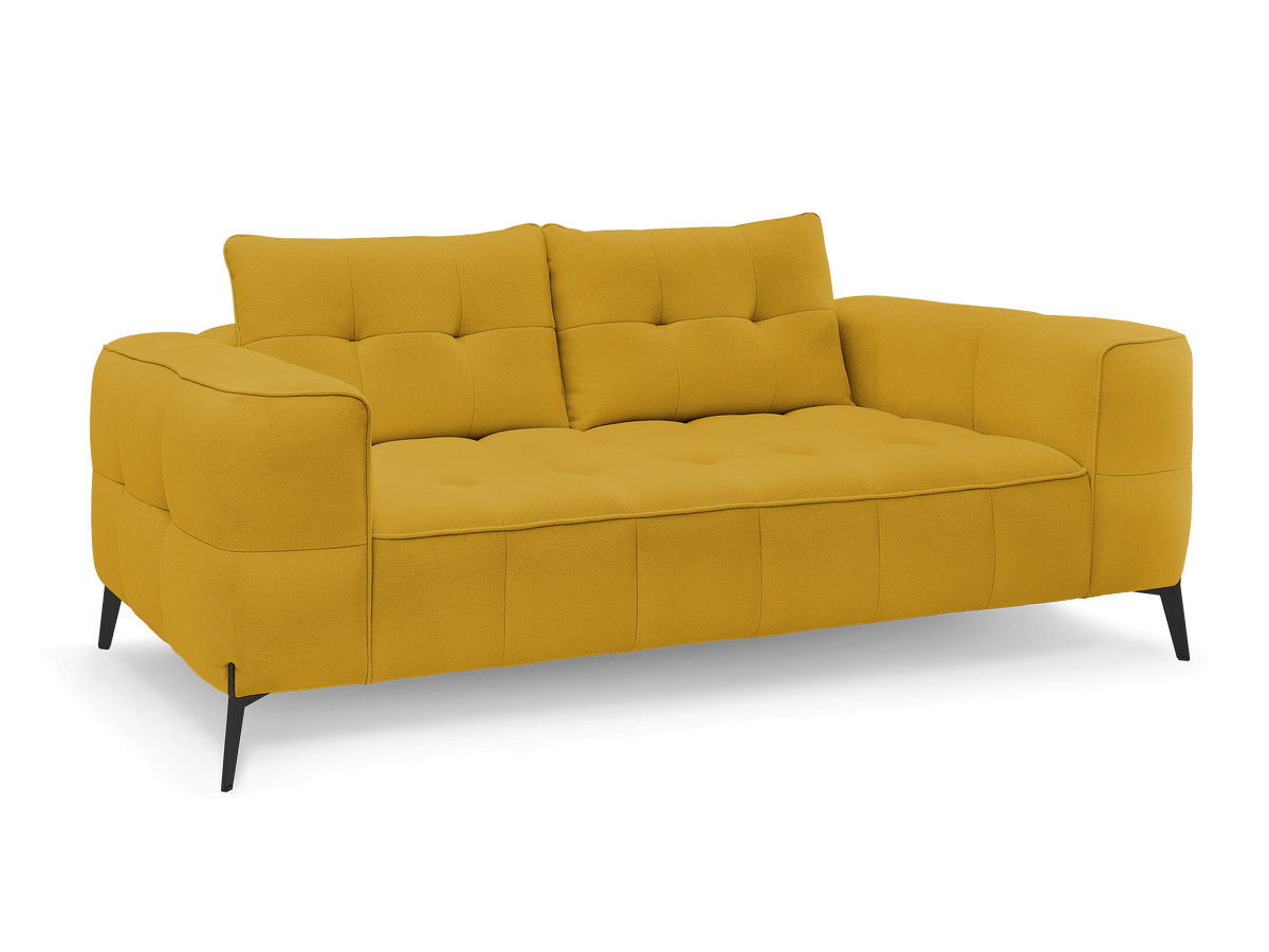 Bobochic Anis Sofa 2-Sitzer Strukturstoff Gelb