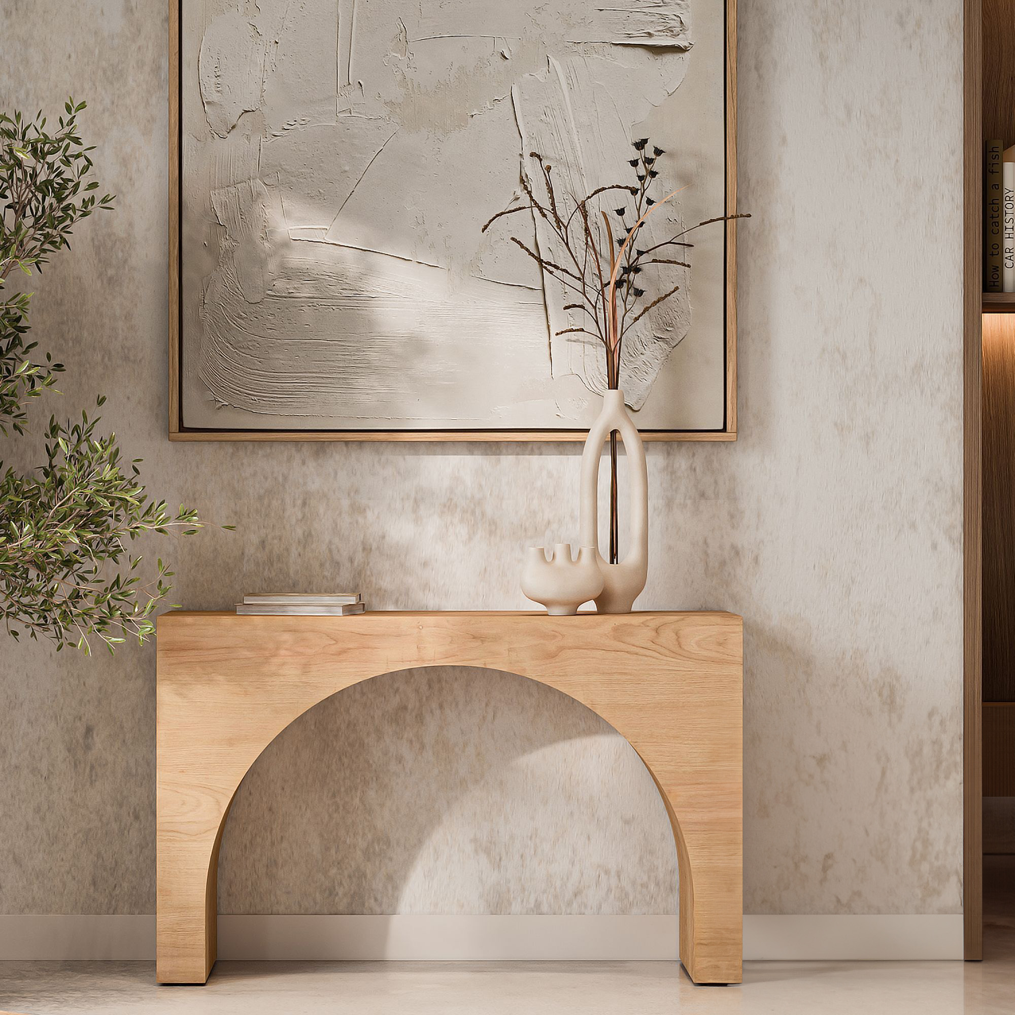 Livin Hill Konsolentisch eckig Avola Natur AV2430-4
