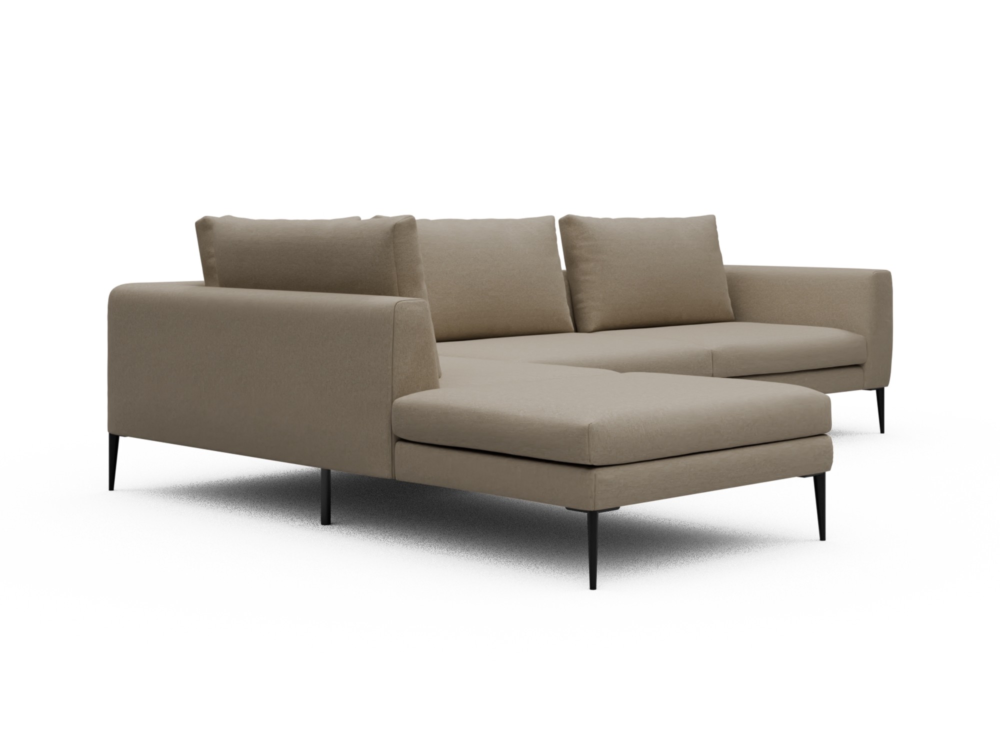 Skandi Home Ecksofa Paul Relax-Ecke links mit 3-Sitzer Satya-Natural moebelfaktor
