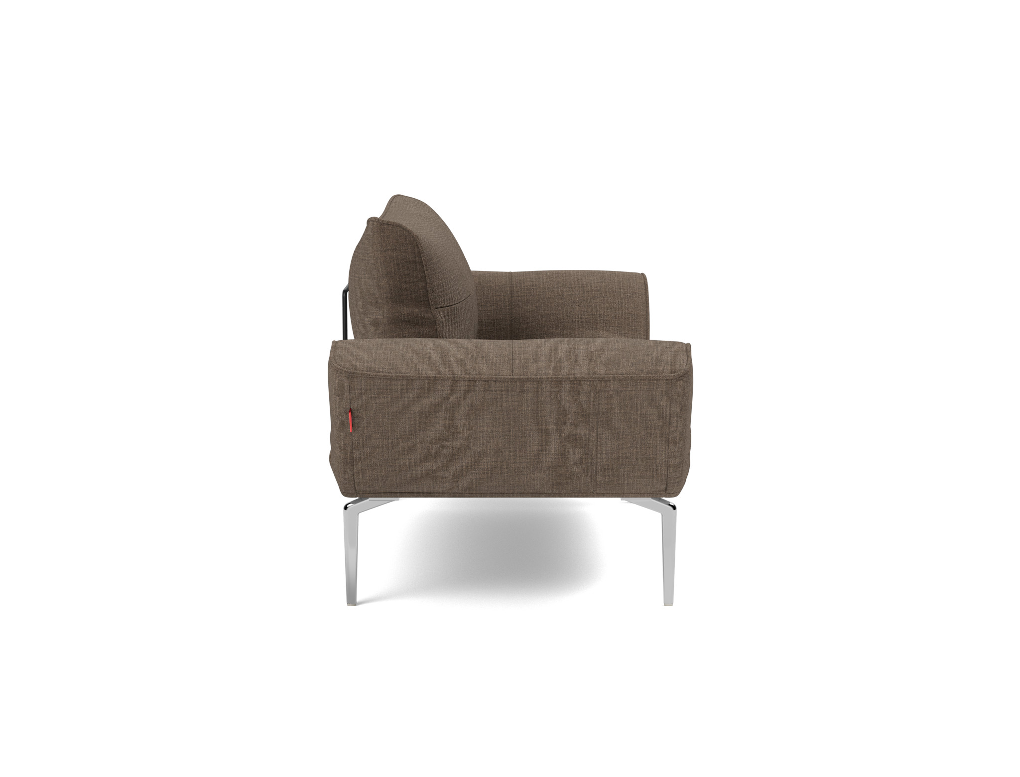 Tagesbett Zeal Chenille Esina 411-Cedar-Brown Beine Straw Aluminium