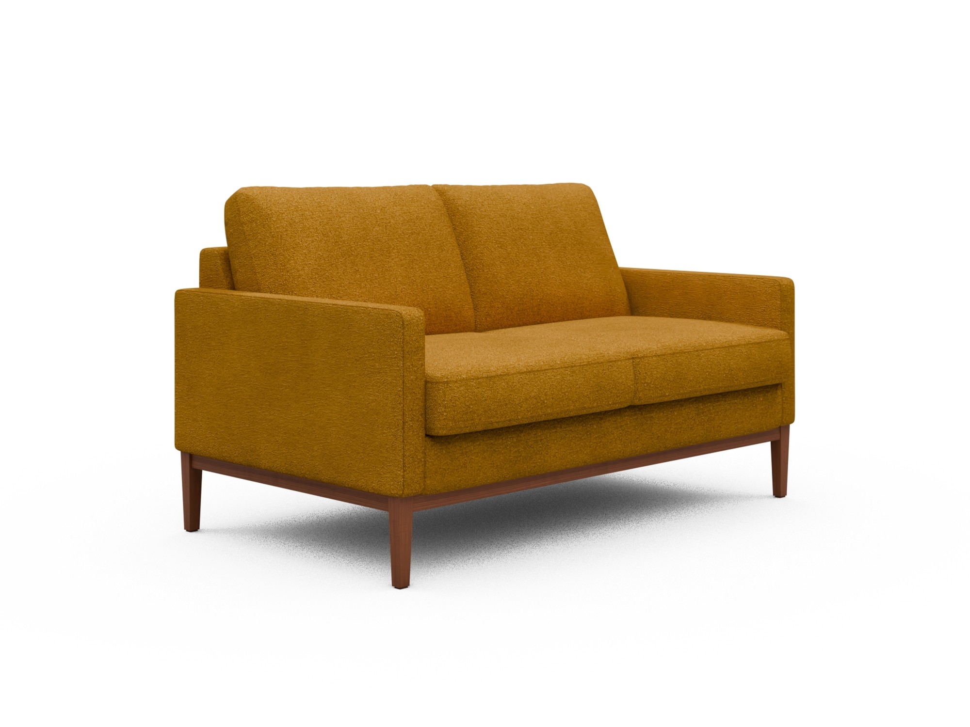 Skandi Home Sofa Bodo 2-Sitzer Boucle-Ochre moebelfaktor