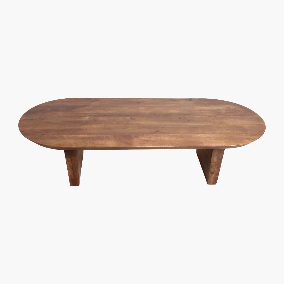 Raw Materials Bullnose-Couchtisch braun