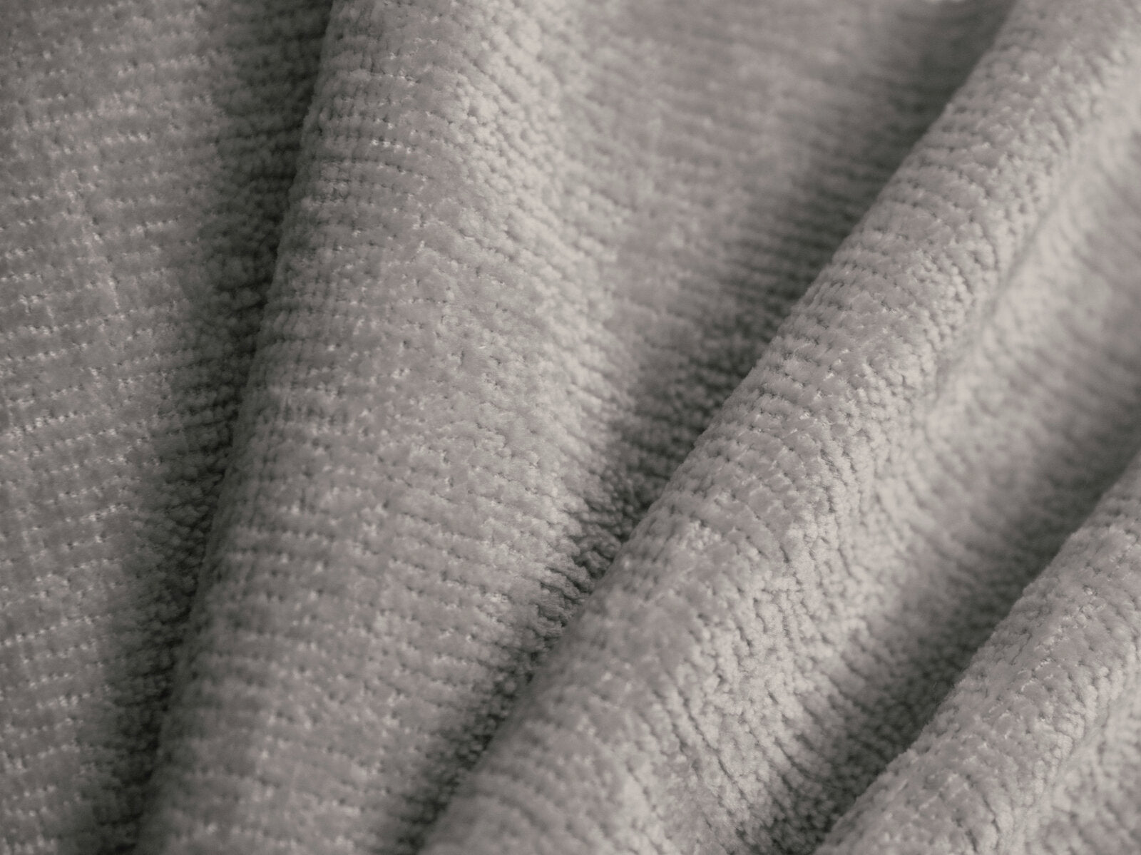 Micadoni Stauraumbett mit Kopfteil Solange Chenille Perfect Harmony Hellgrau 140x200