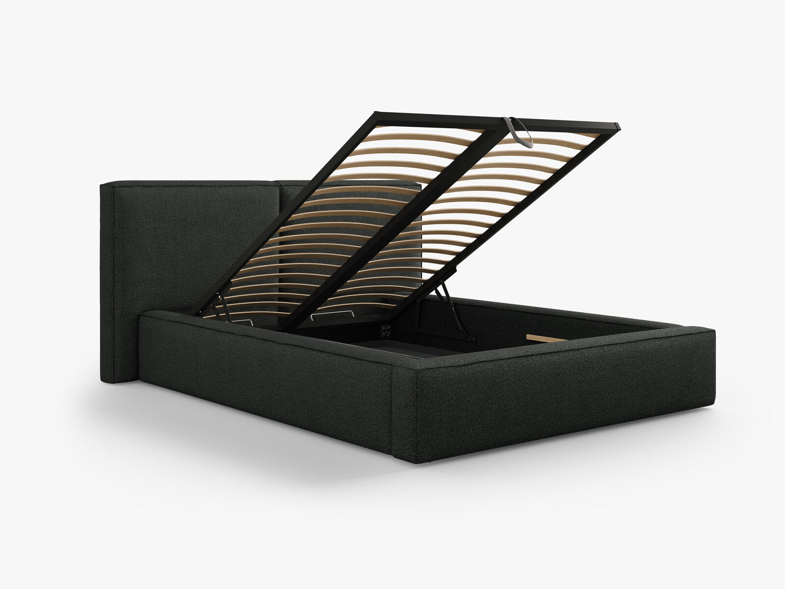 Micadoni Bett Jodie Boucle Baloo Schwarz 160x200