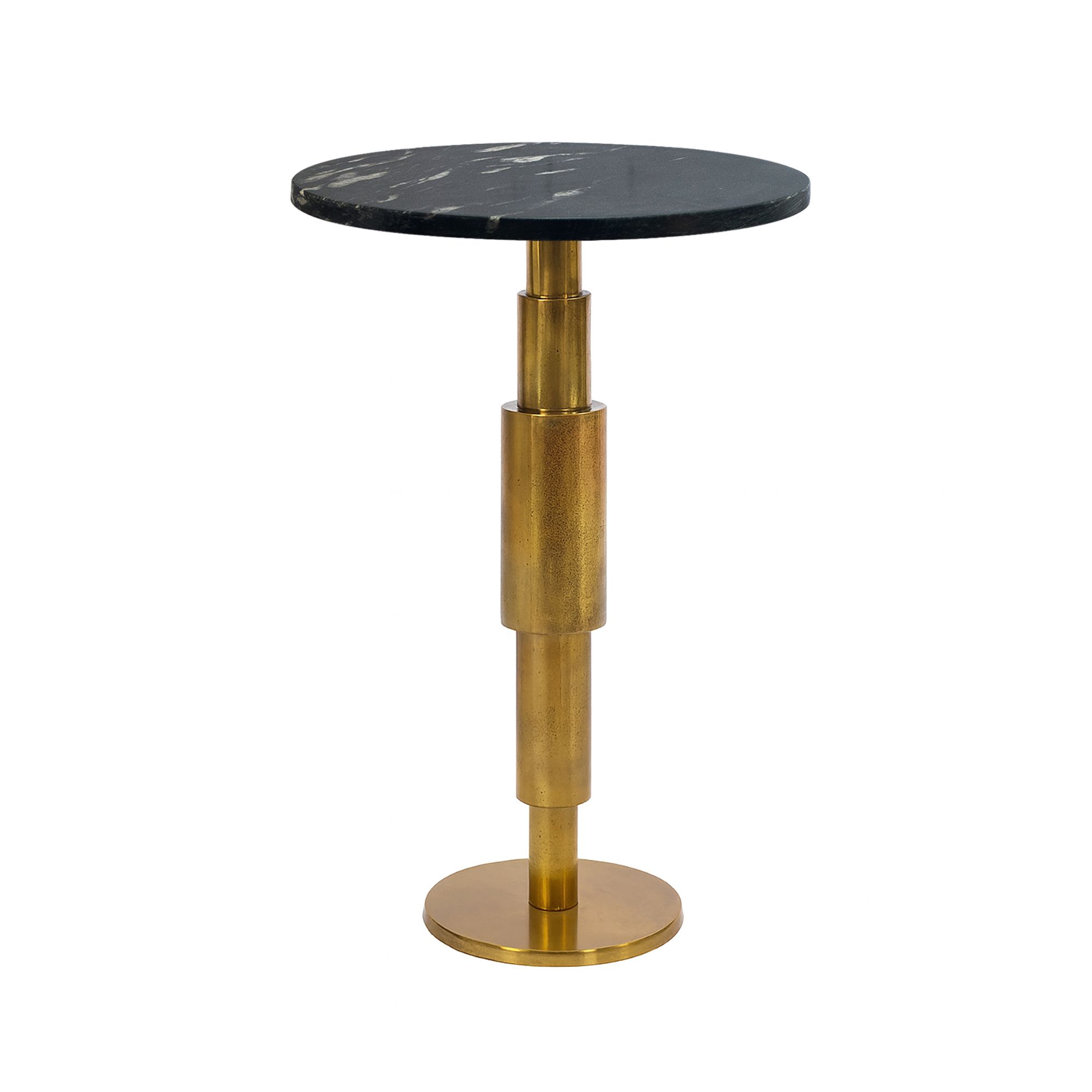 Beistelltisch Kinsarvik Marmor Schwarz Ø 37 cm