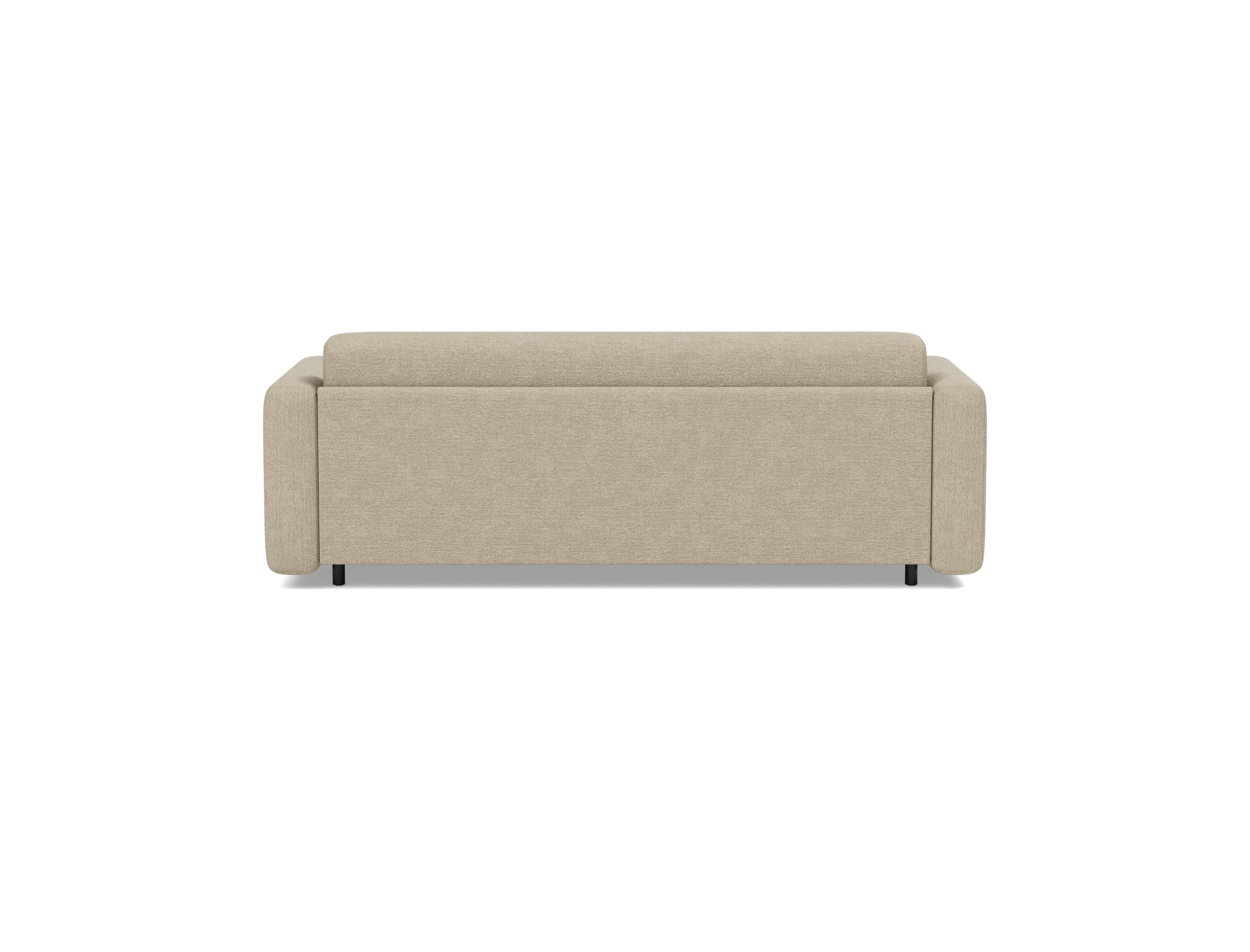 Schlafsofa Killian mit Taschenfederkernmatratze 160 Strukturierter Stoff Taura 356-Sand