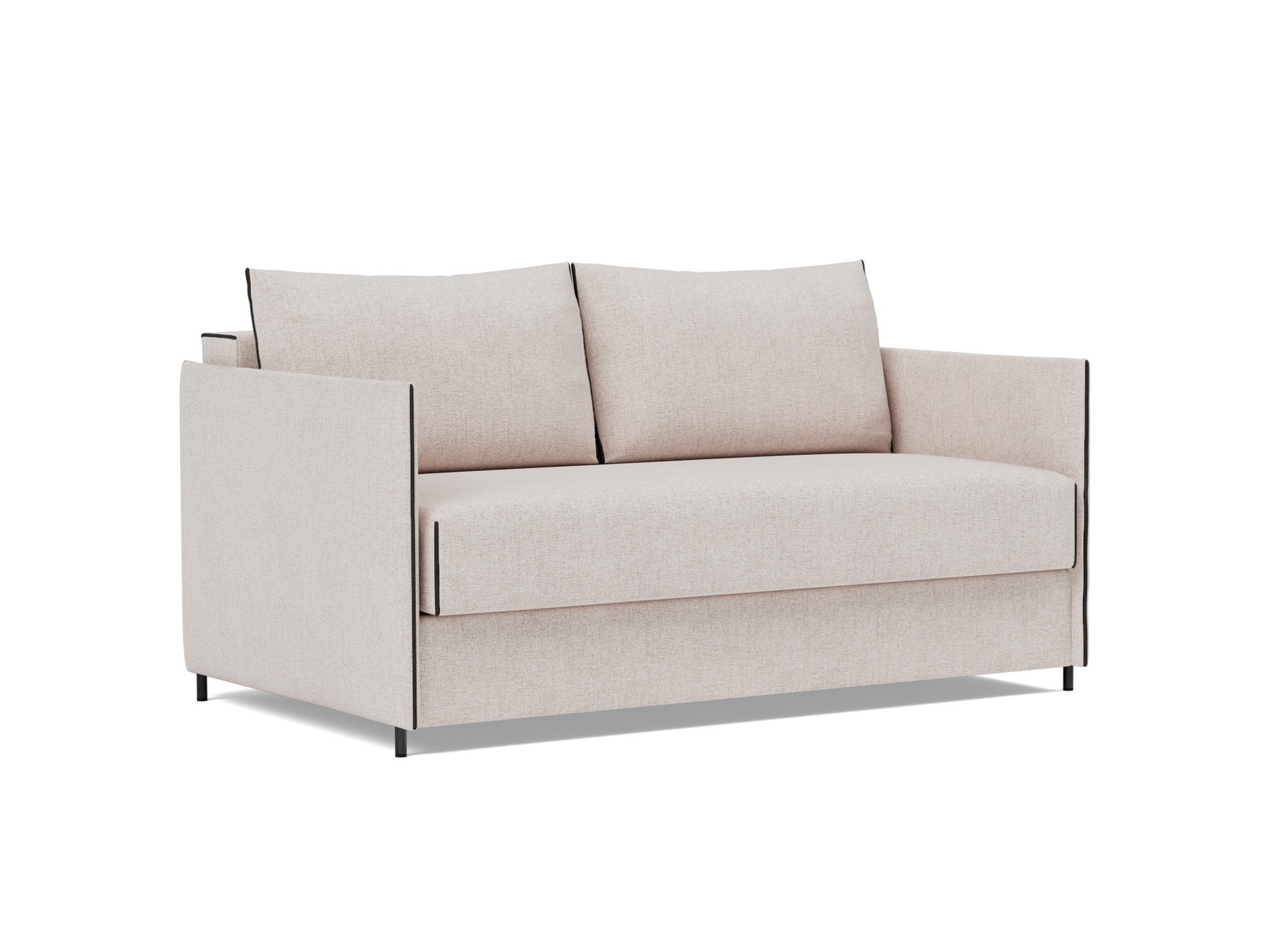Schlafsofa Luoma Strukturierter Stoff Weda 300-Weda-Sand