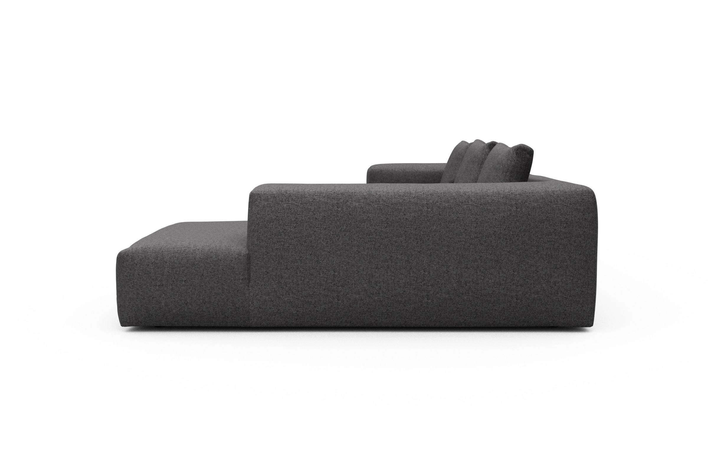 Ecksofa Fred Relax-Ecke rechts mit 2,5-Sitzer Sama-Antracite