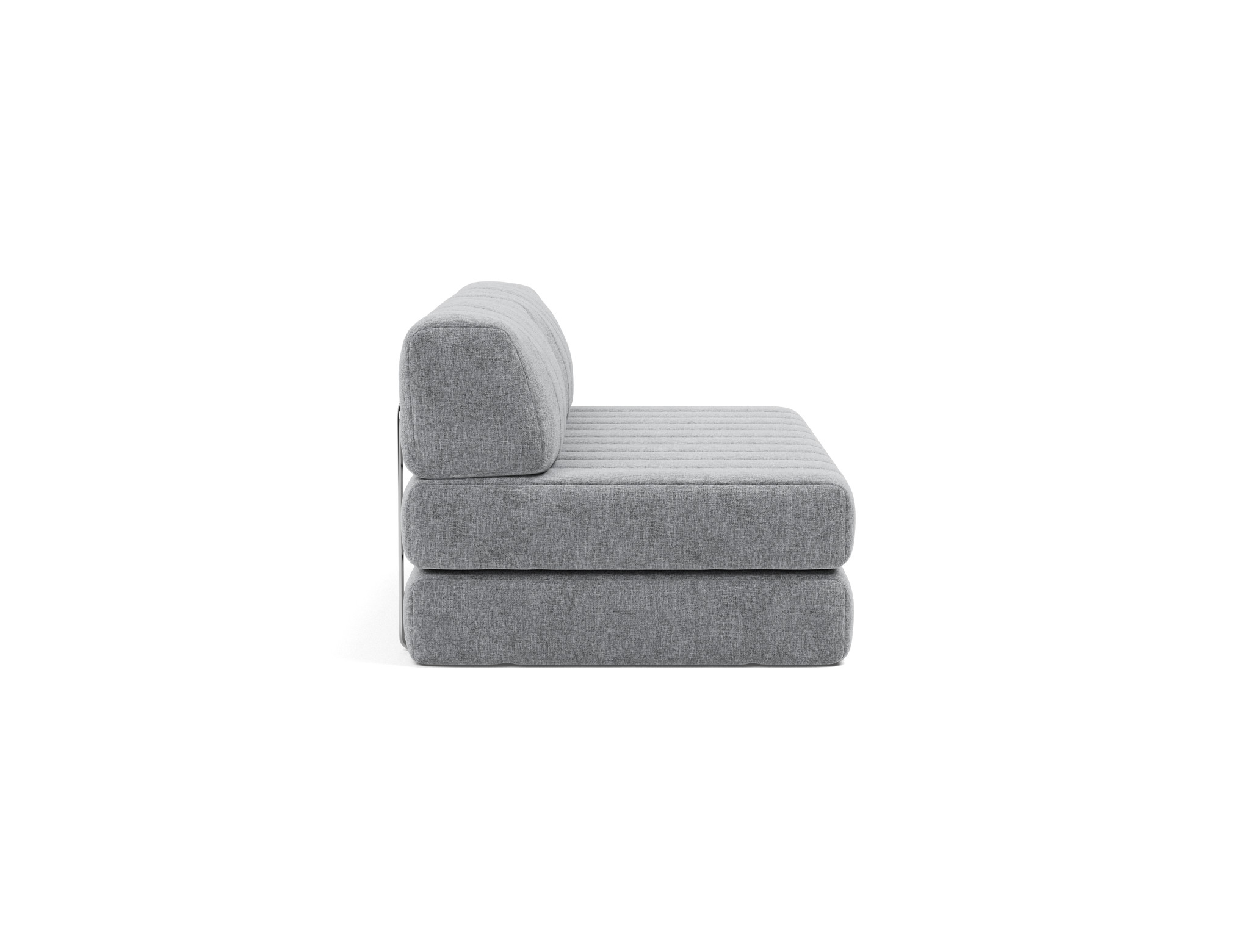 Schlafsofa CozyPad Strukturierter Stoff Twist 565-Granite