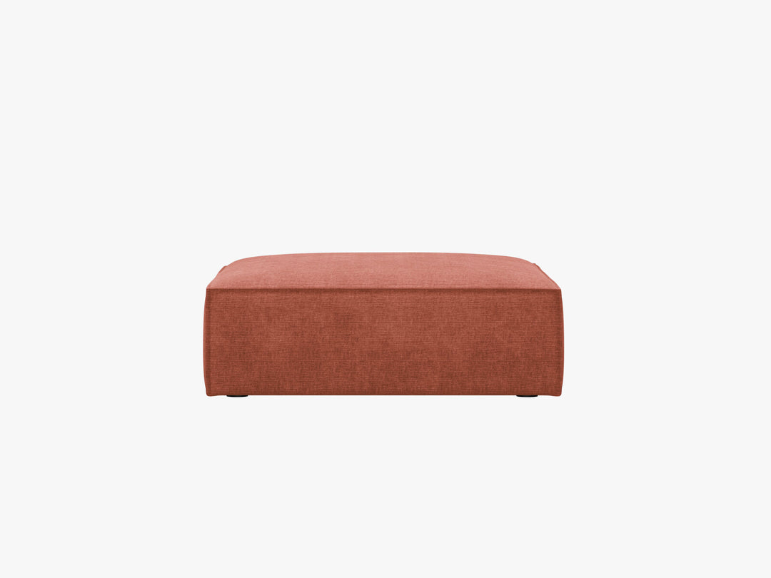 Micadoni Hocker Kaelle 1-Sitzer Chenille Over The Horizon Terrakotta