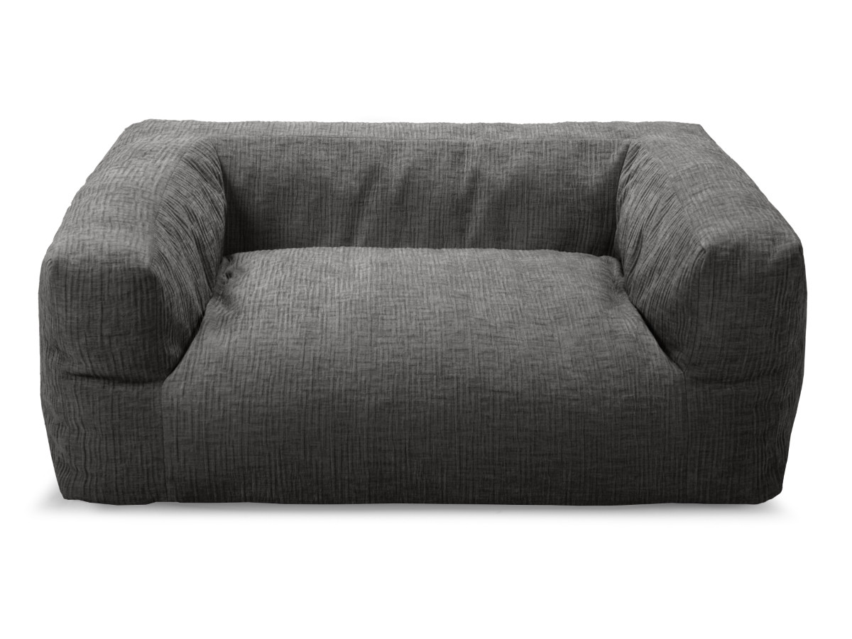 Bobochic Salto Hundekorb Strukturstoff Dunkelgrau, Größe XL (115 cm)