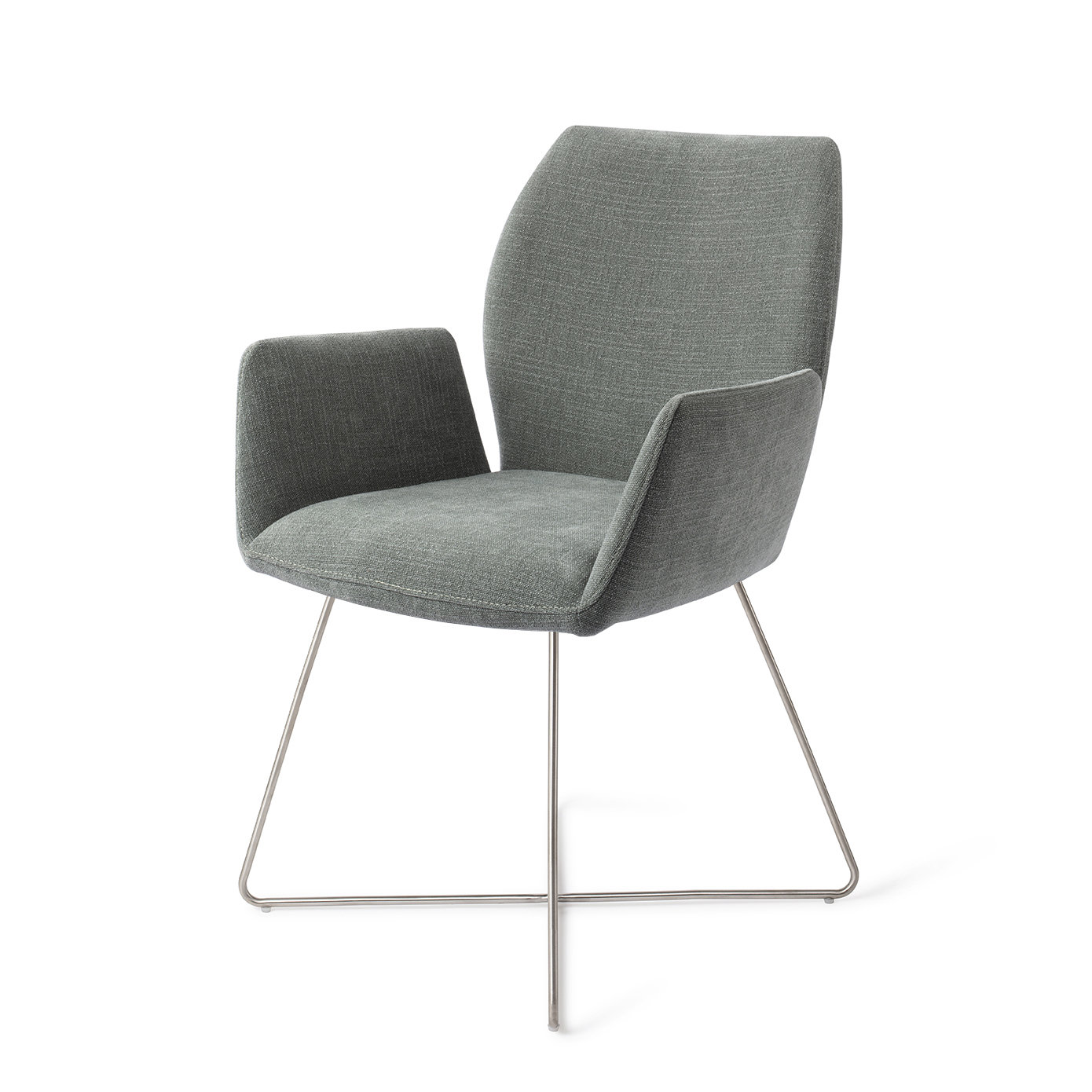 Jesper Home Esszimmerstuhl Misaki Breezy Blue Cross Stahl