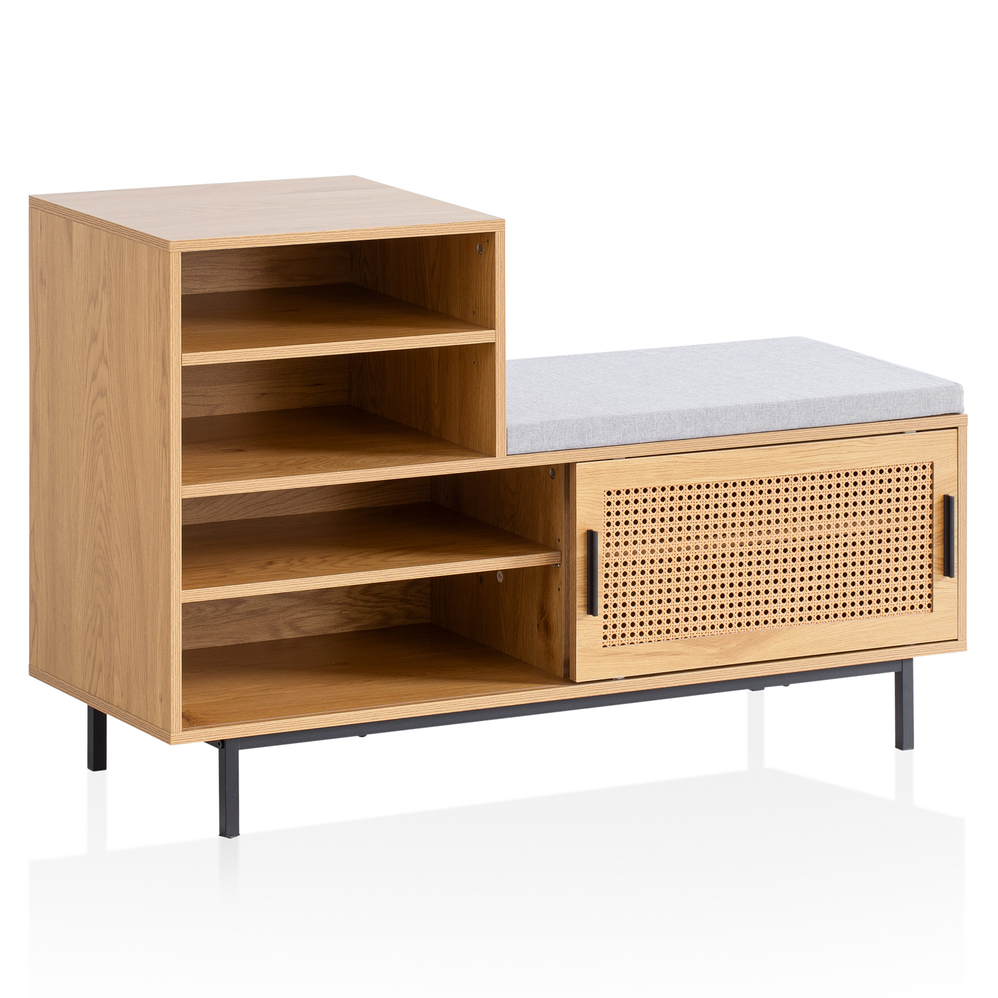 Schuhbank Eggedal Braun 120 × 40 × 75,5 cm