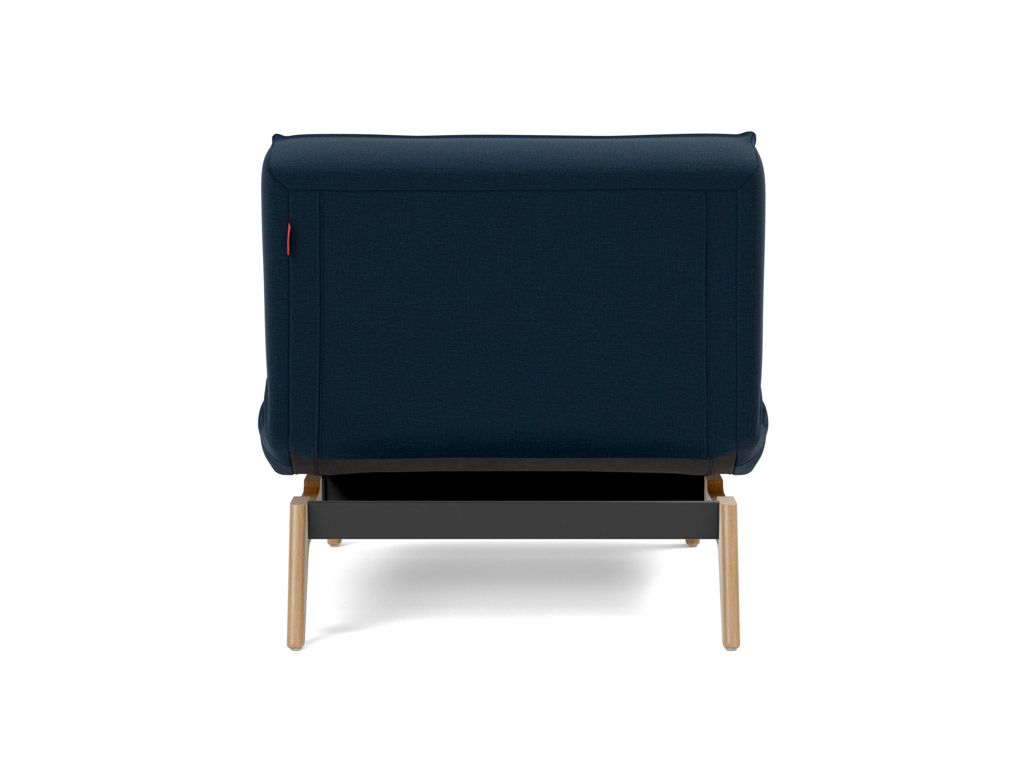 Sessel Splitback Flachgewebe Mixed Dance 528-Blue Beine Eiche