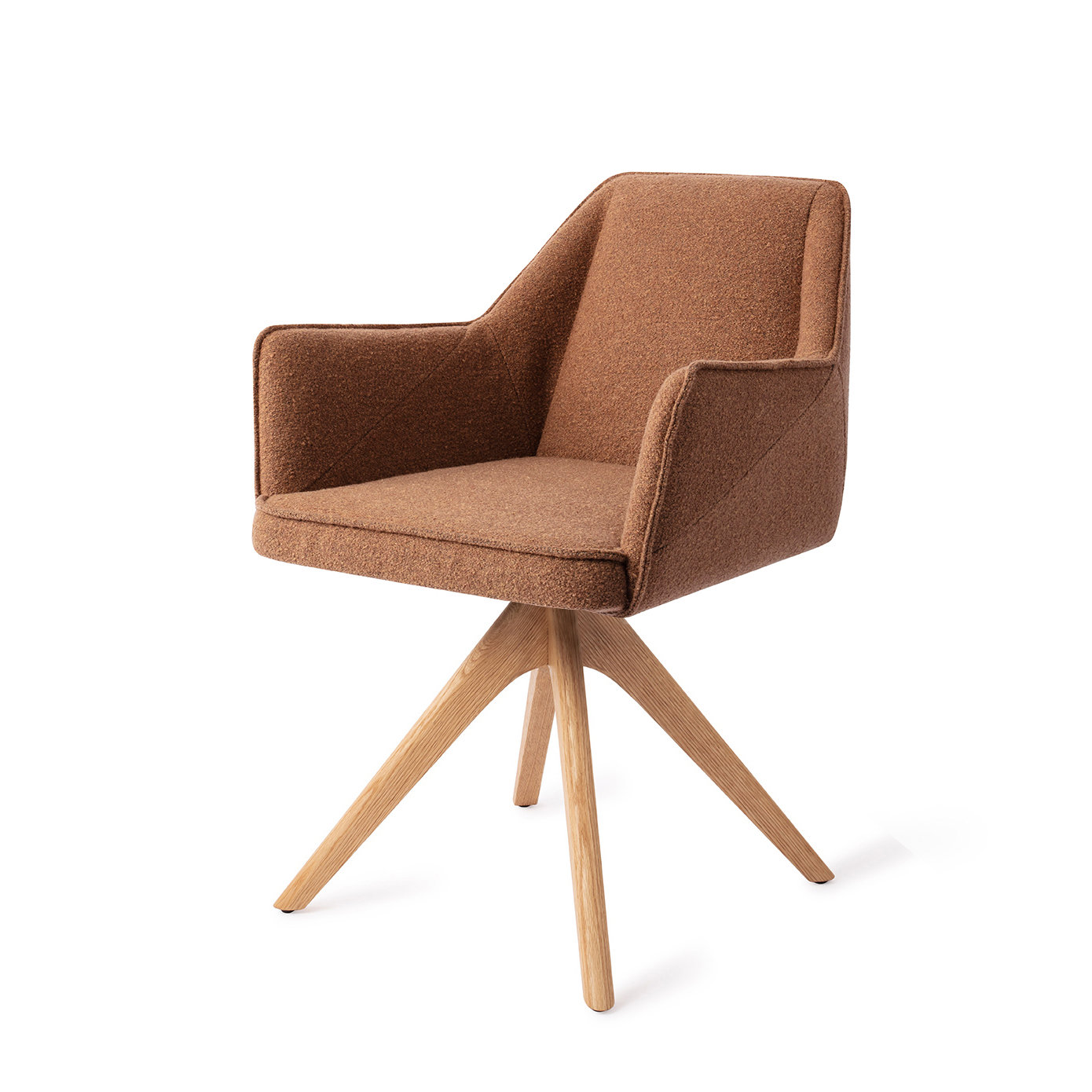 Jesper Home Esszimmerstuhl Tome Cinnamon Bun Revolve Eiche Natur