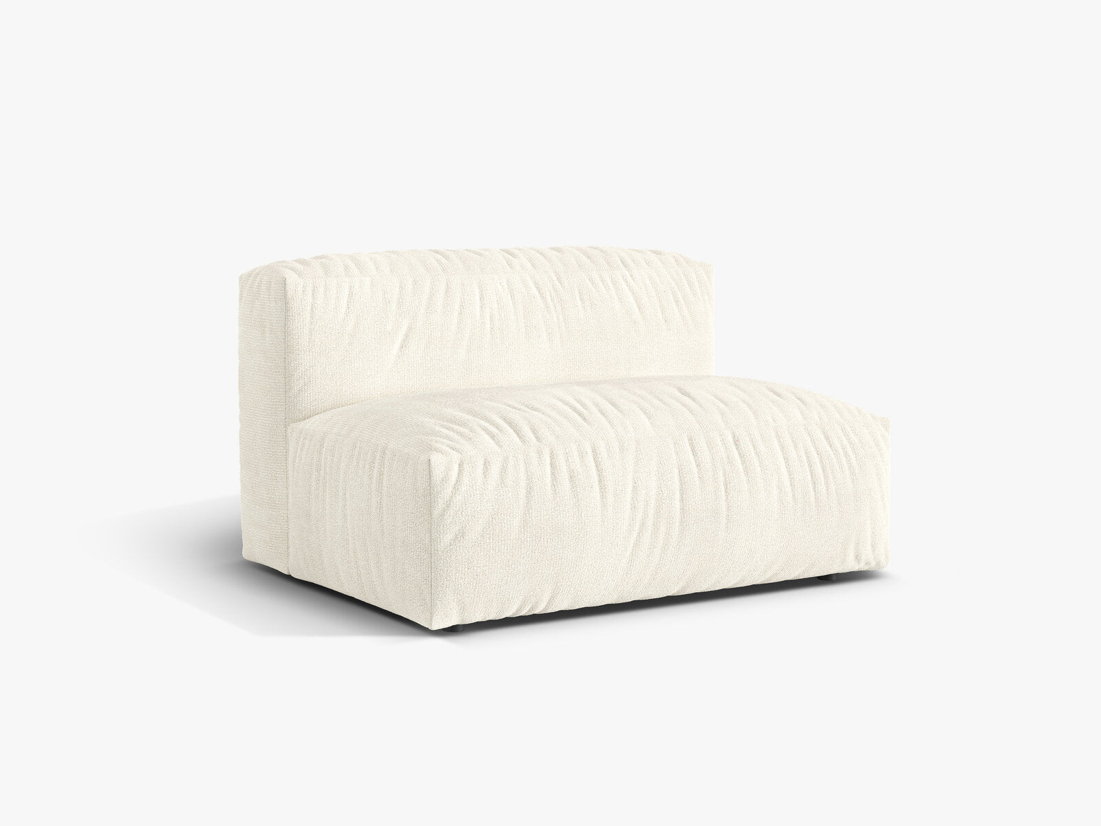 Micadoni Modul Martina 1-Sitzer Groß Boucle Monet Elfenbein