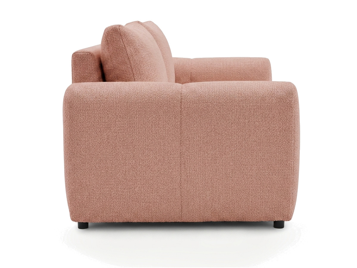 Bobochic Fuji Schlafsofa 3-Sitzer Stoff Rosa