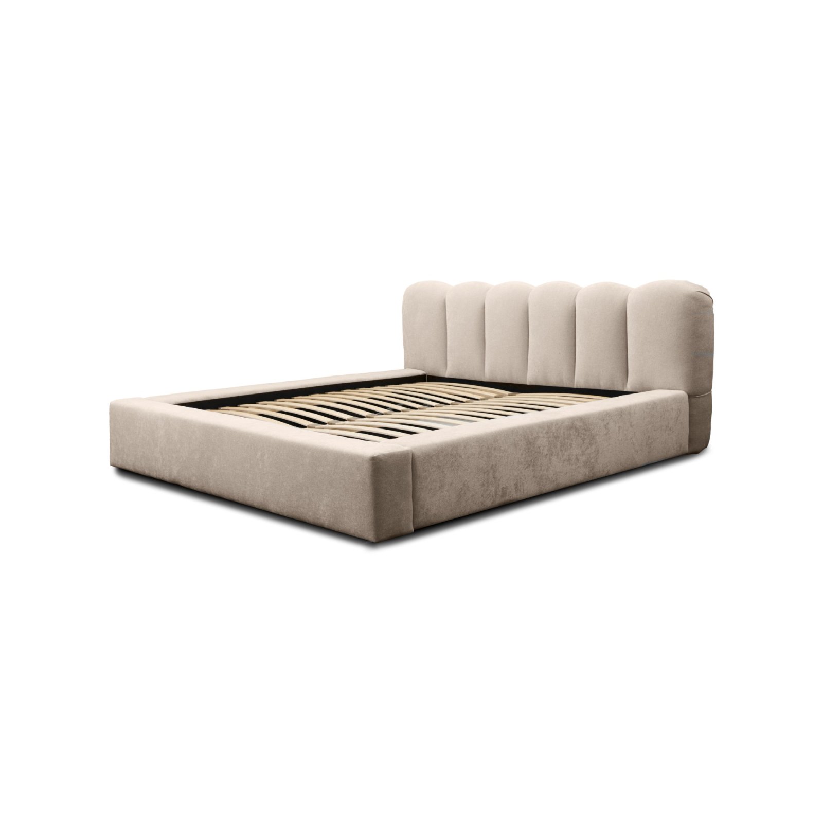 Polsterbett Tavio-New Chenille 180x200 mit Metallrahmen Ditra-New 20