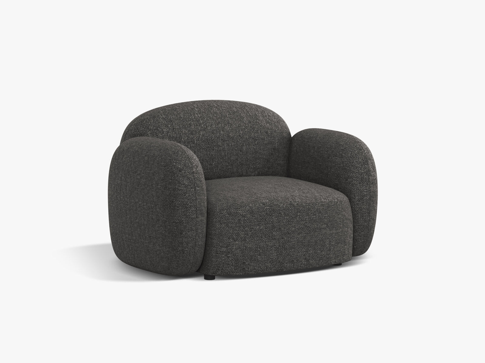 Micadoni Sessel Blair Chenille Eden Dunkelgrau