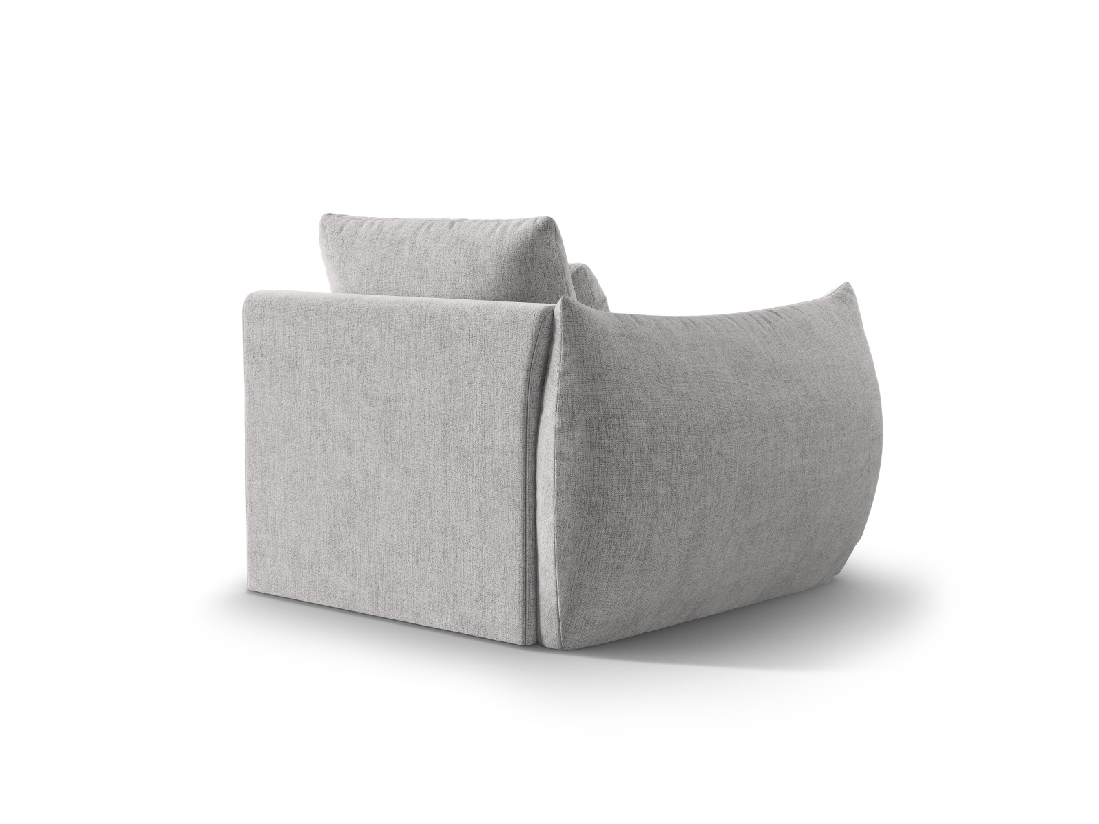 Micadoni Eckmodul Bloom Links Strukturierter Stoff City Silber