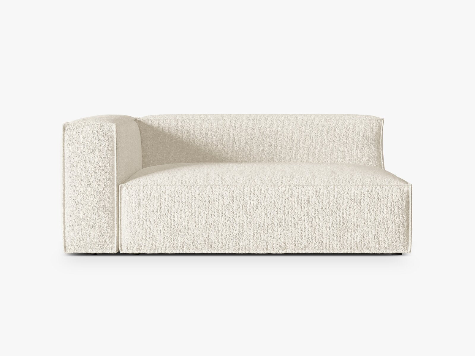 Micadoni Modul Nuria Groß 3-Sitzer Links Boucle Elfenbein