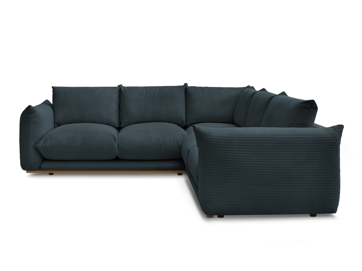 Bobochic Ernest Ecksofa Cordsamt Dunkelblau