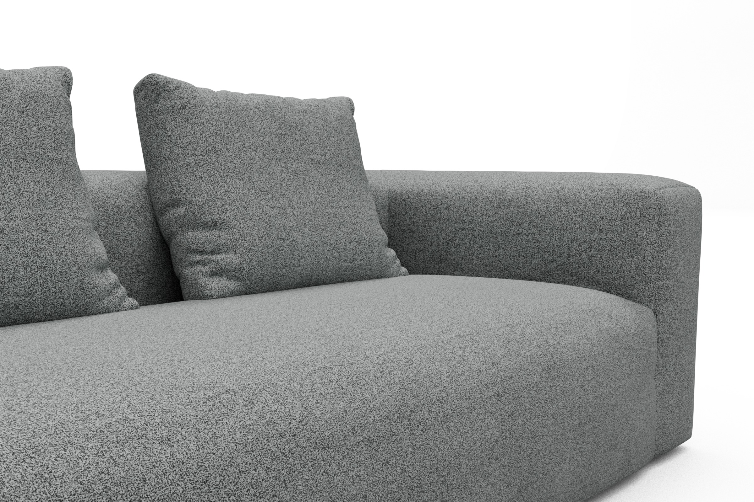 Sofa Modulares XXL Sofa Fred 5-Sitzer Aivi-Gravet-Grey