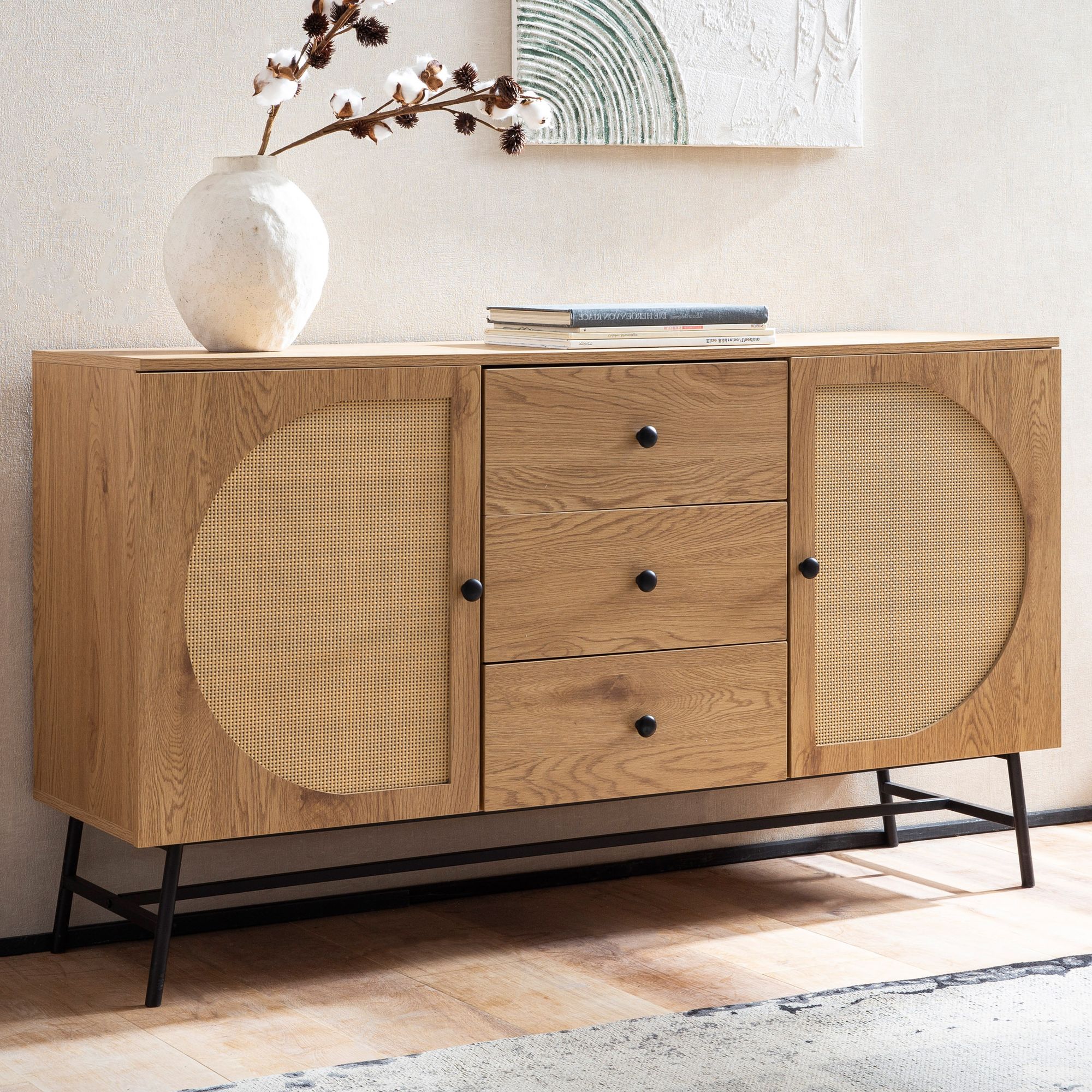 Sideboard Hallsberg Braun 140 × 40 × 80 cm