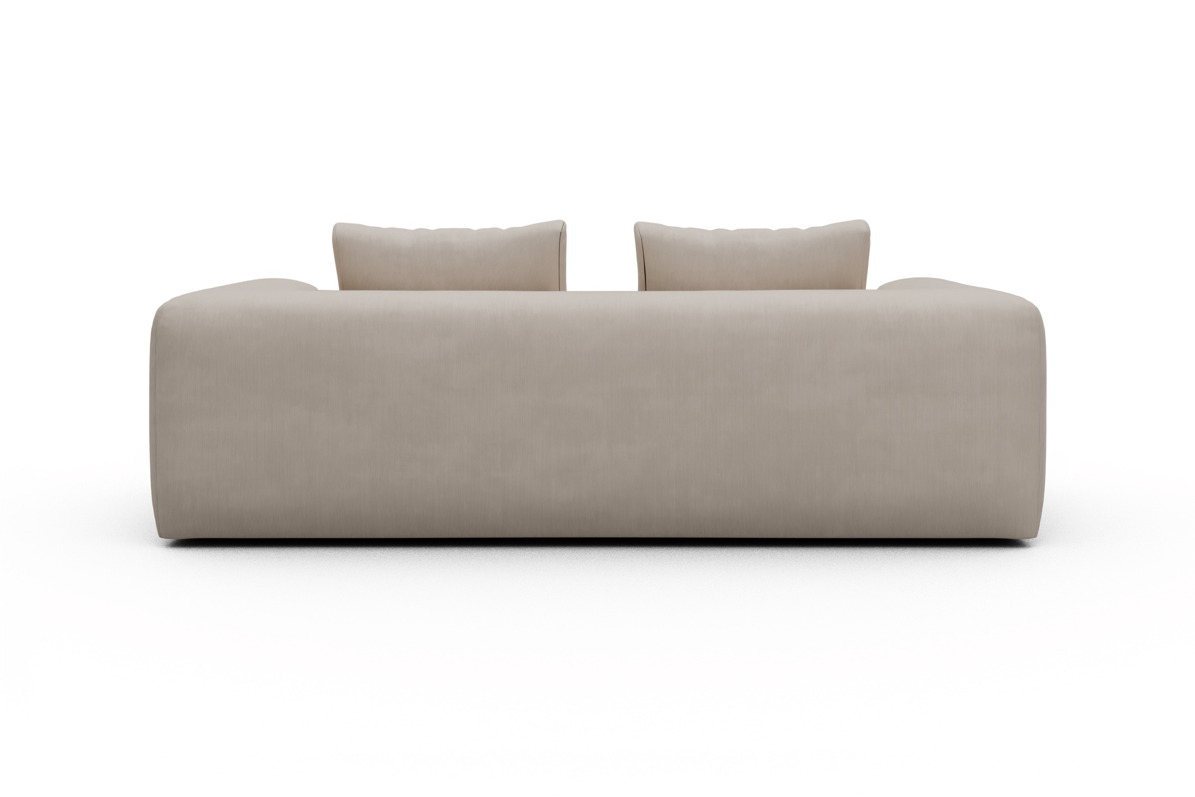 Sofa Fred 3-Sitzer Cordufine-Off-White