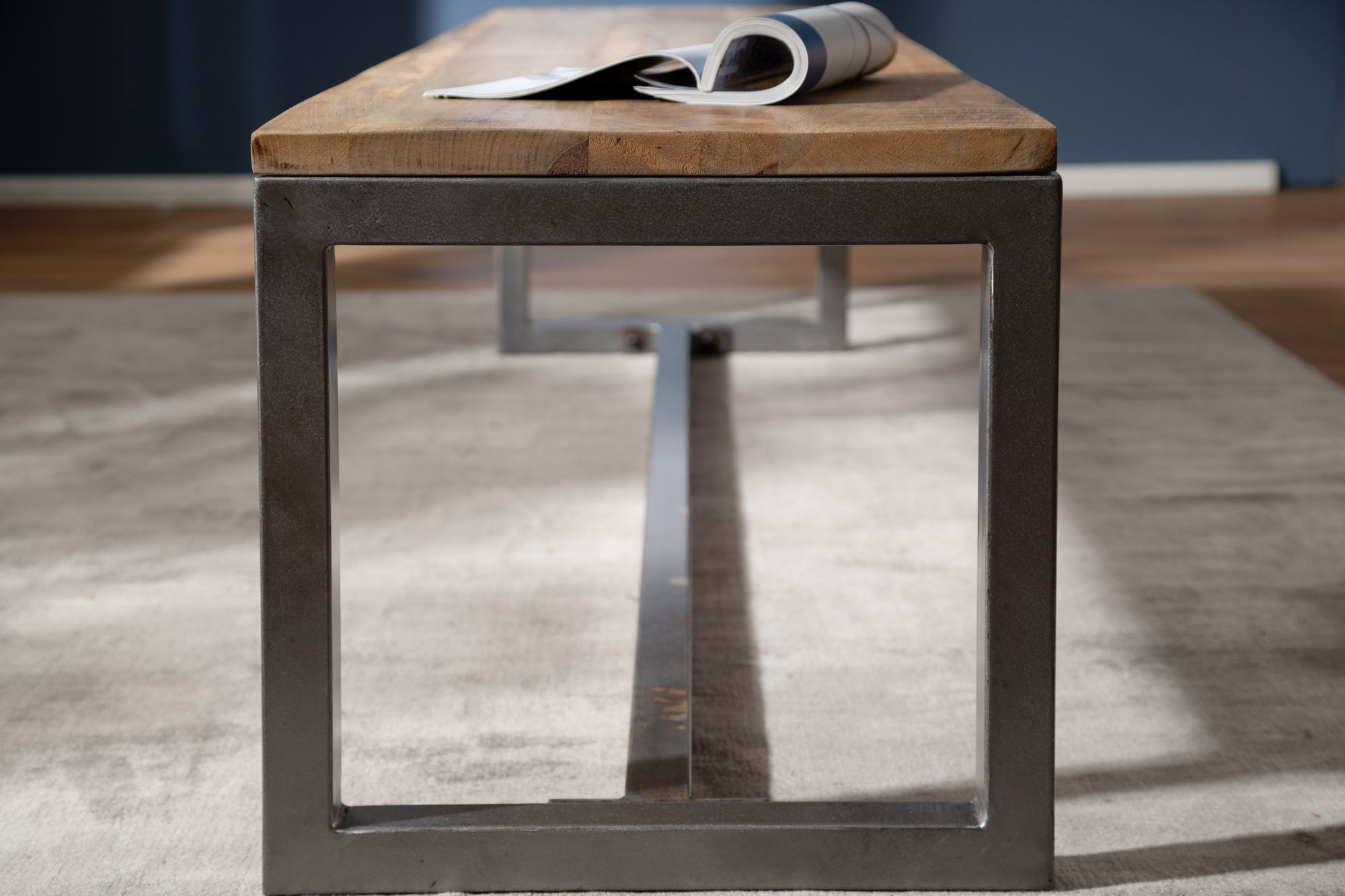 Essbank Videbaek Mango Massivholz Braun 120 × 45 × 46 cm