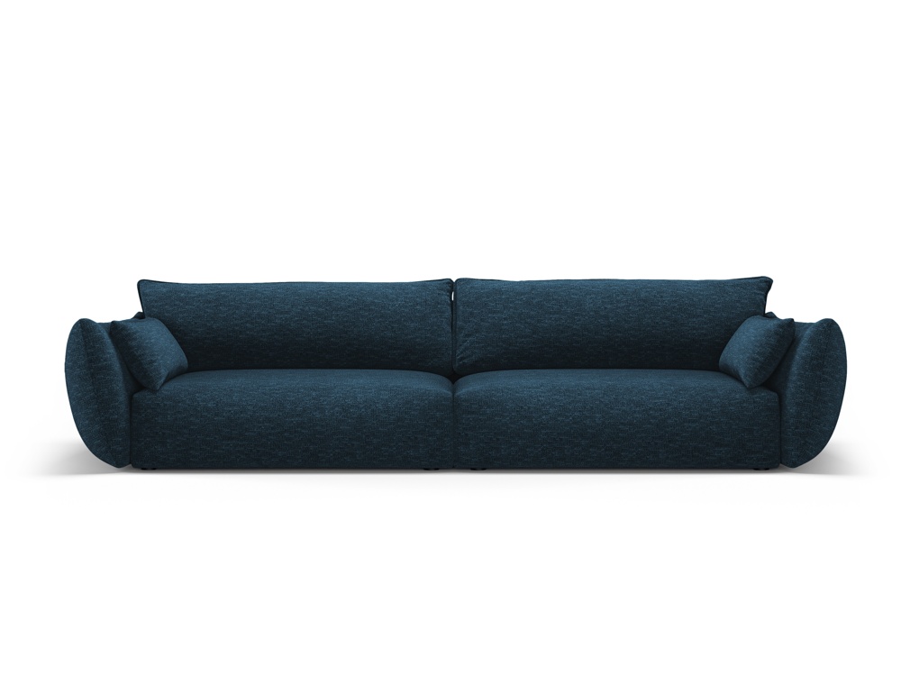 Cosmopolitan Design Sofa Matera 4-Sitzer Chenille Eden Marineblau