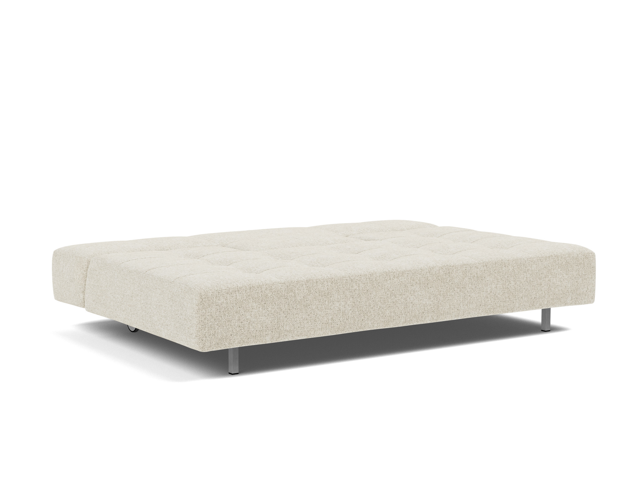 Schlafsofa Long Horn D.E.L. Strukturierter Stoff Taura 357-Off-White