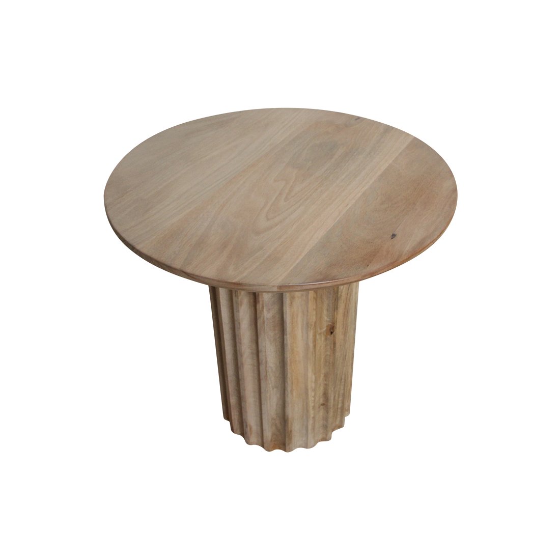 Raw Materials Bullnose Beistelltisch Reversed Natur Ø 50cm