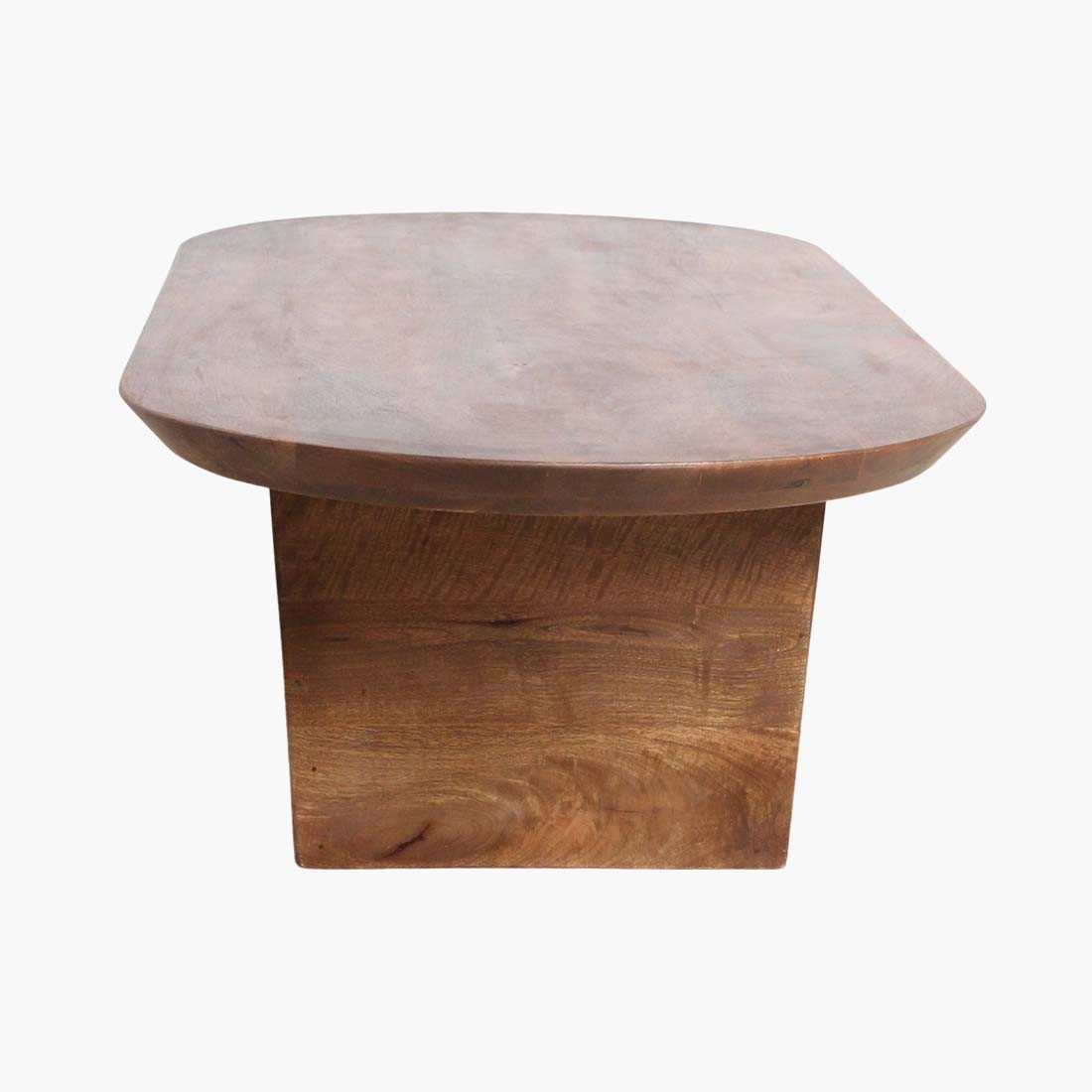 Raw Materials Bullnose-Couchtisch braun