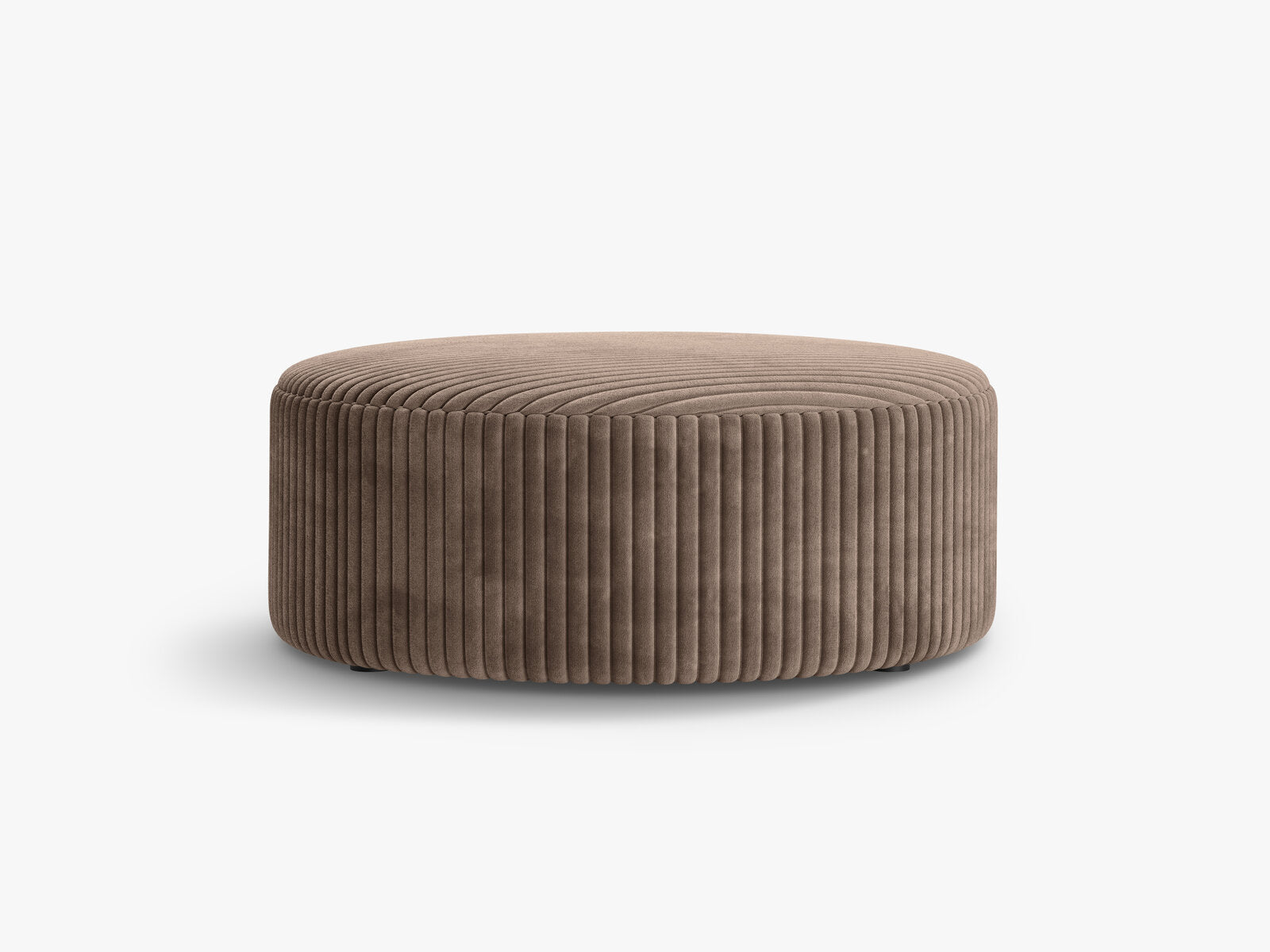 Micadoni Pouf Dia 90cm Kord Tilia Eichel