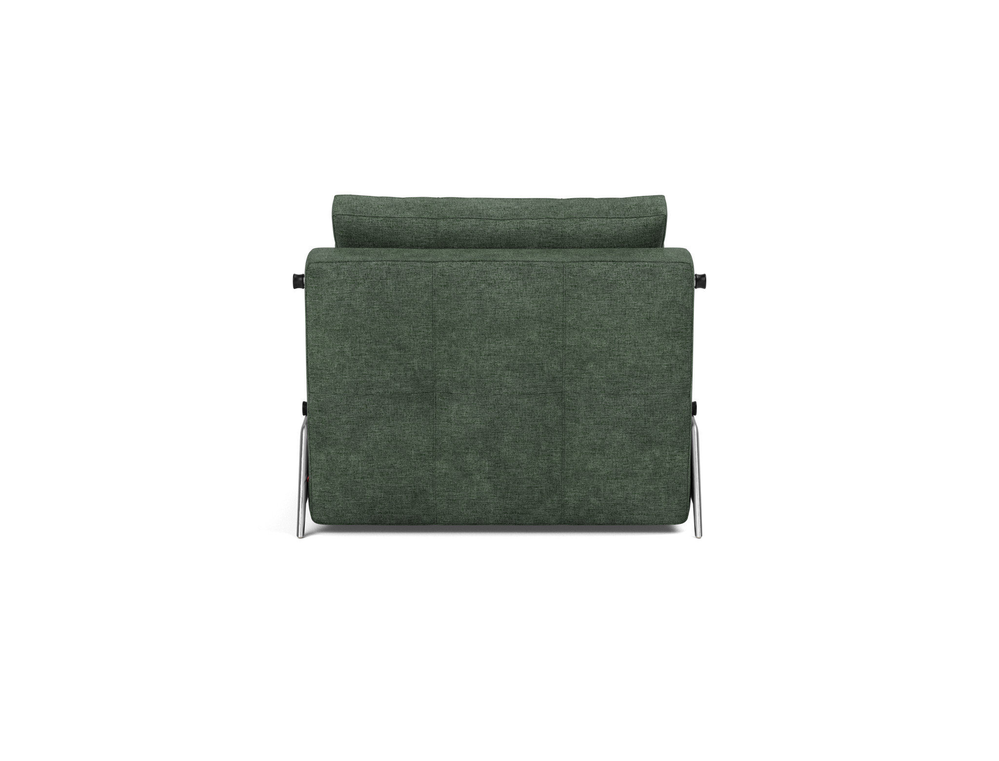 Schlafsessel Cubed 90 Flachgewebe Avella 281-Pine-Green Beine Aluminium