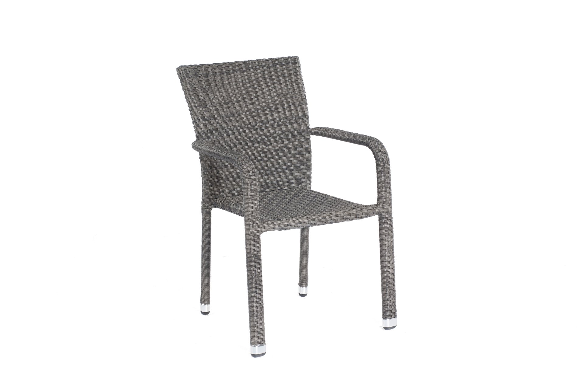 Stapelsessel Concorde Alu/Kunststoffgeflecht vintage-grau Sunny Smart made by SonnenPartner moebelfaktor