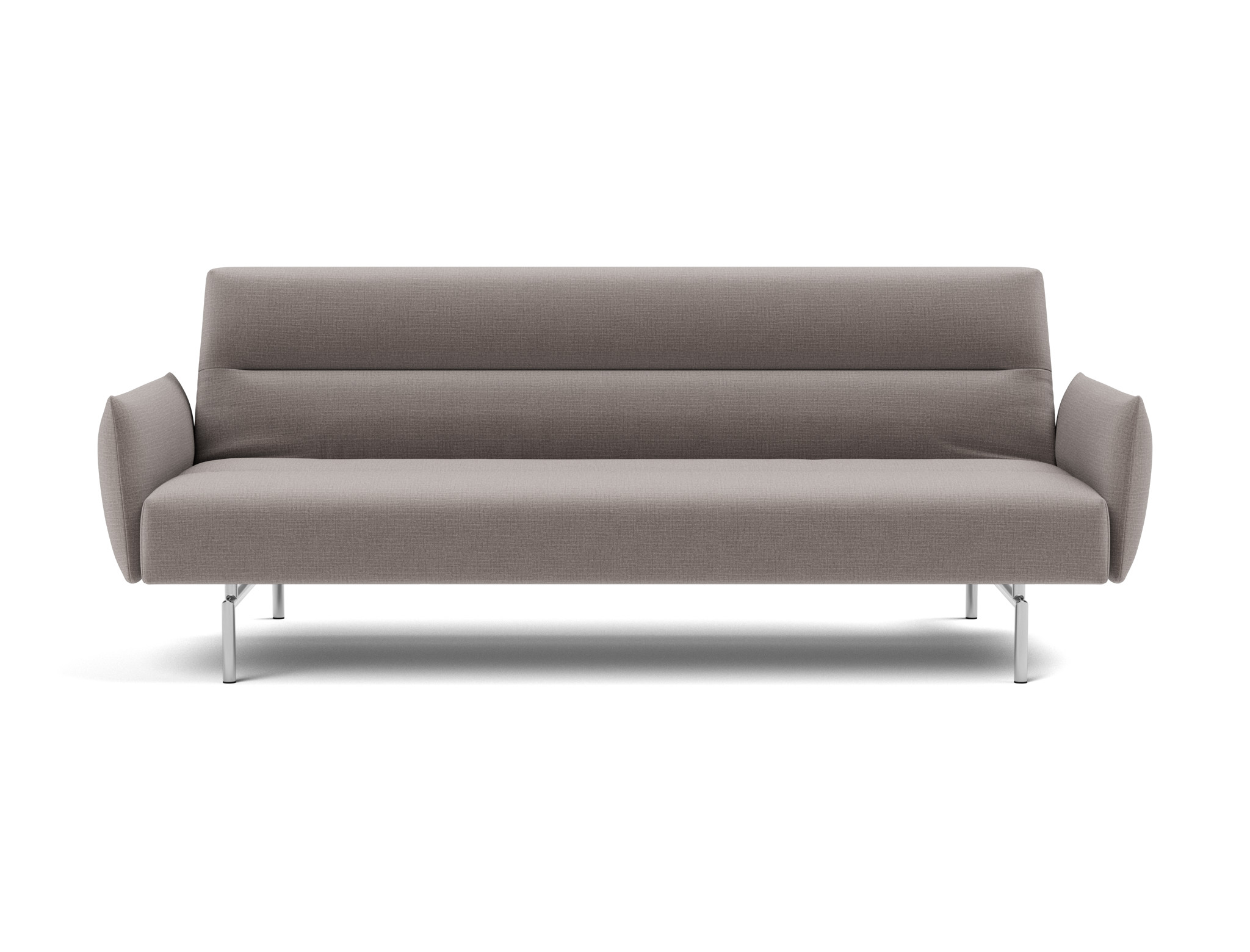 Schlafsofa Jillis mit Armlehnen Chenille Esina 418-Truffle